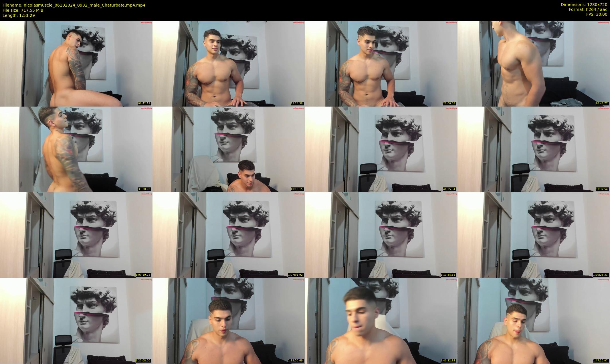 nicolasmuscle — 114 minute Chaturbate male cam show recording, 720p, Oct 6, 2024