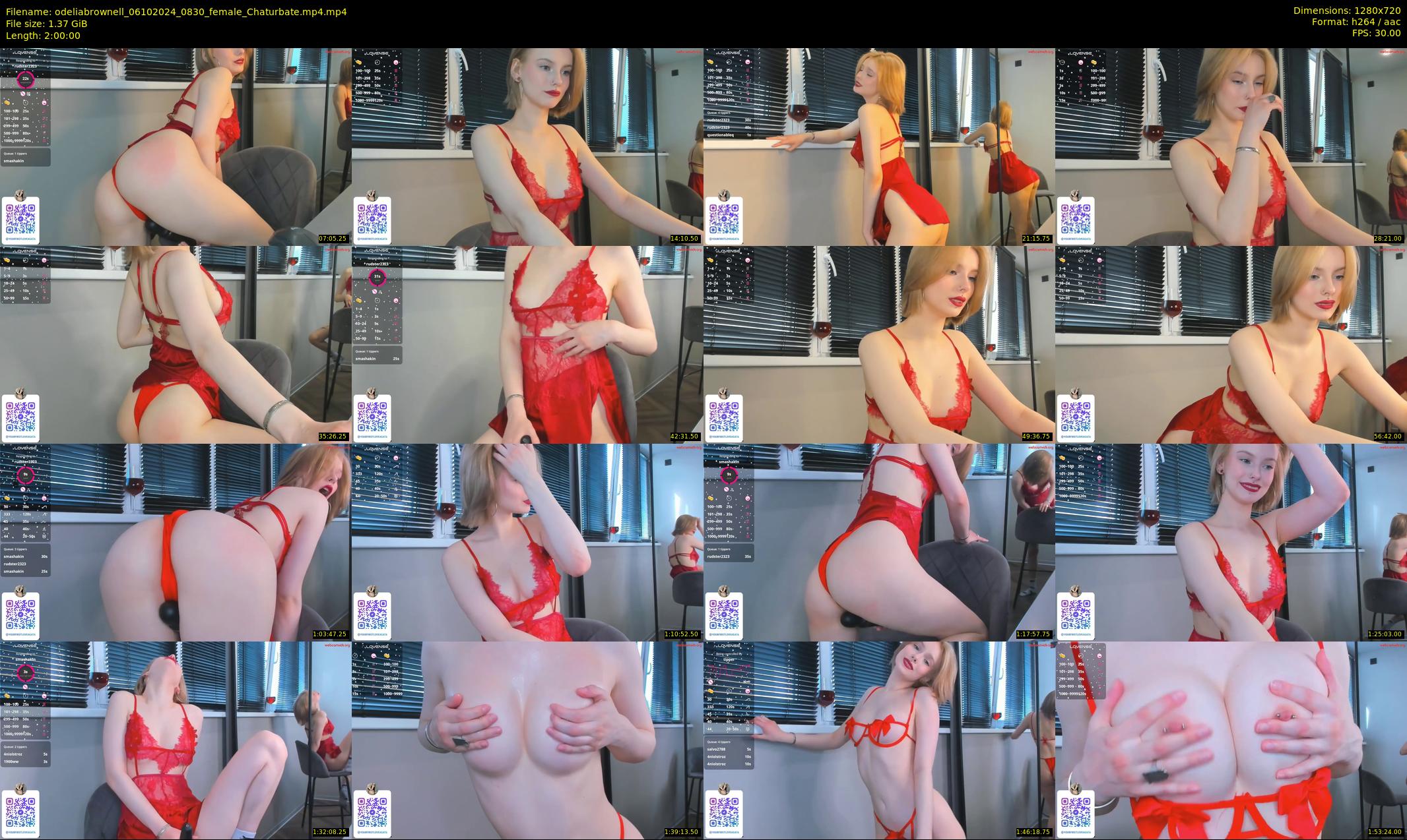 odeliabrownell — 120 minute Chaturbate female cam show recording, 720p, Oct 6, 2024