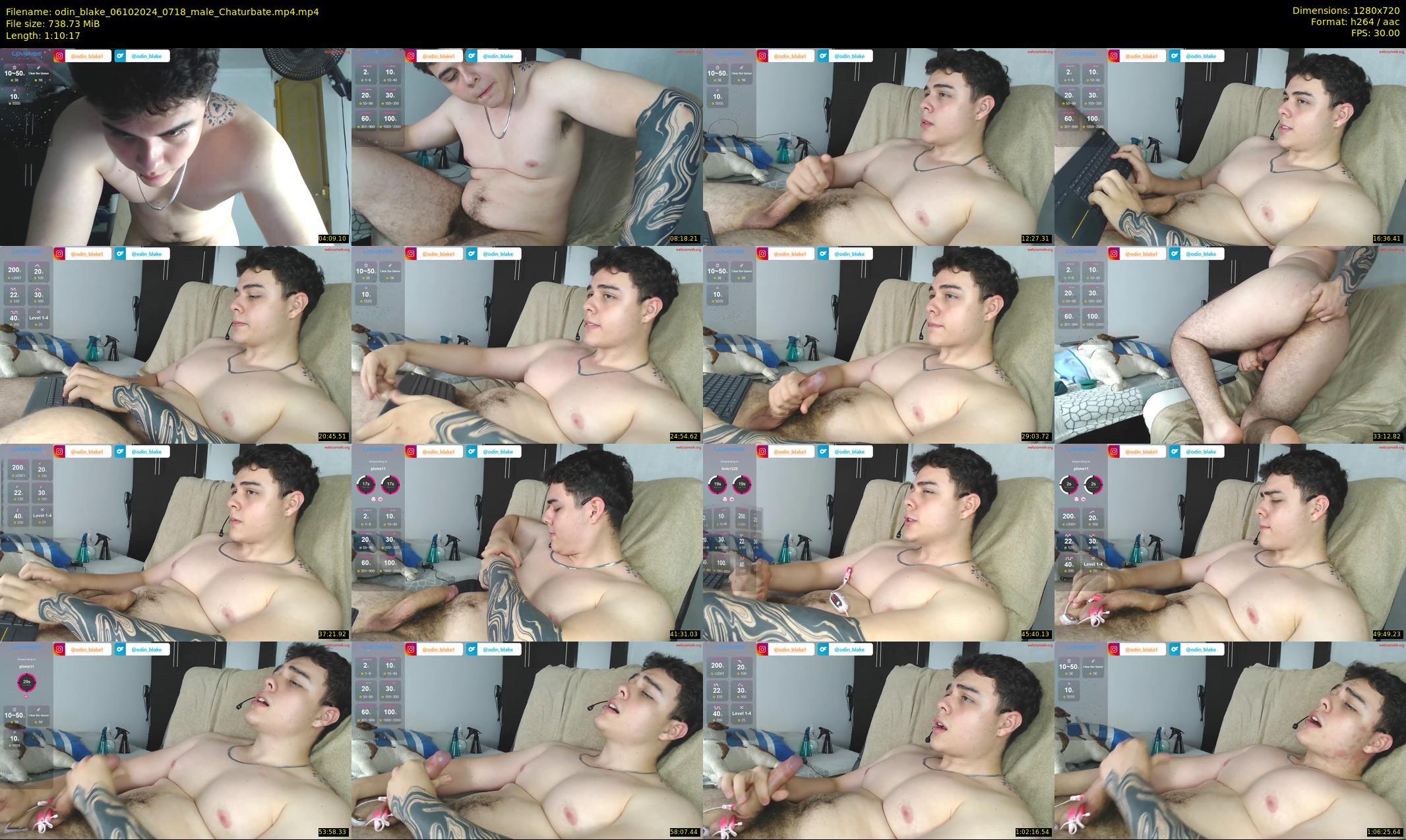 odin_blake — 71 minute Chaturbate male cam show recording, 720p, Oct 6, 2024