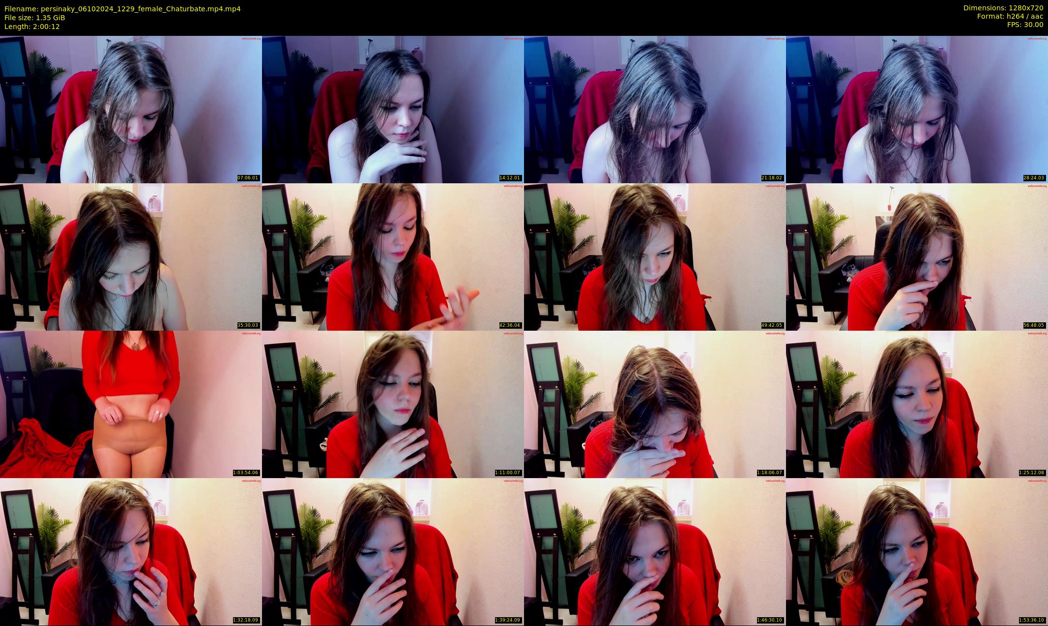 persinaky — 121 minute Chaturbate female cam show recording, 720p, Oct 6, 2024