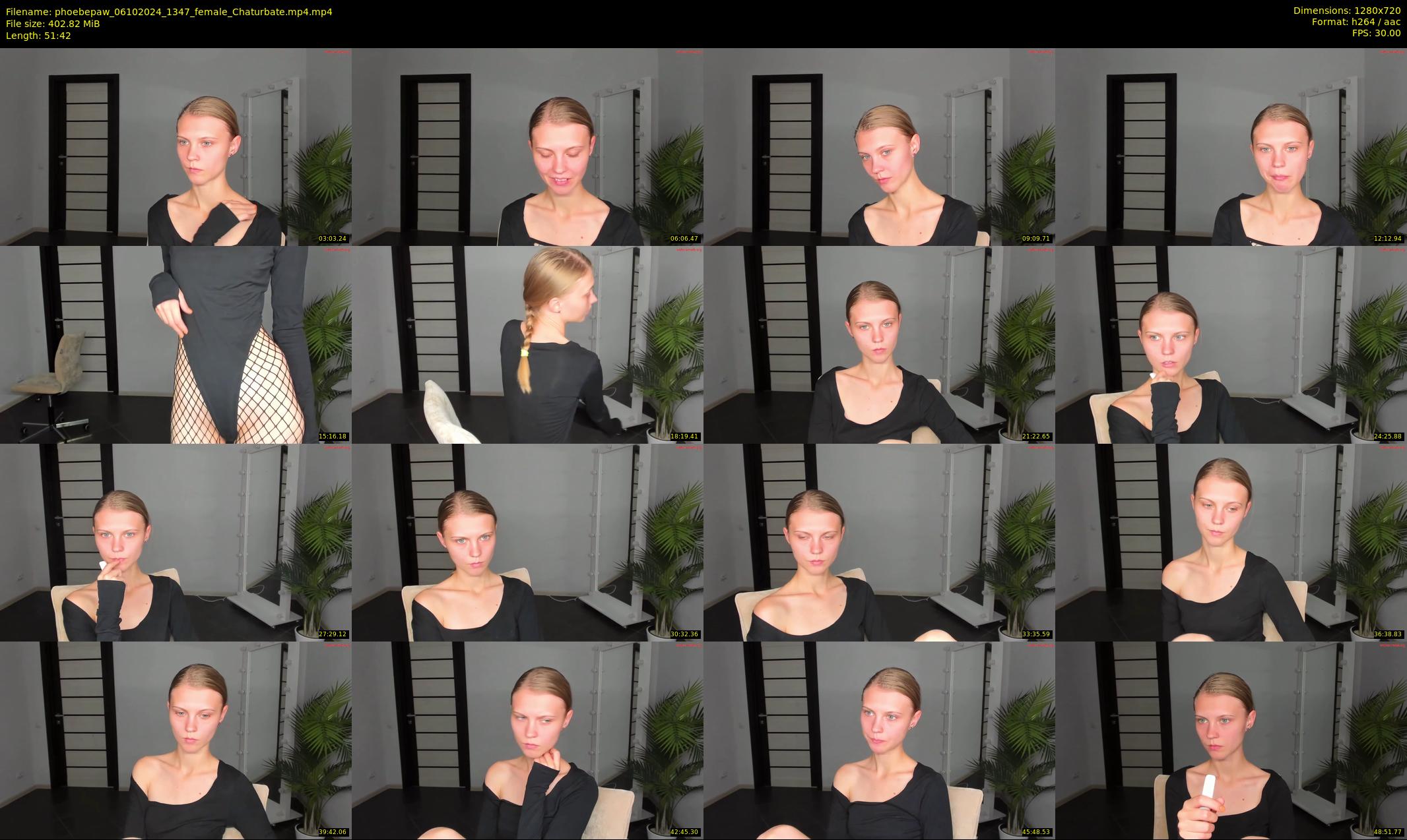 phoebepaw — 52 minute Chaturbate female cam show recording, 720p, Oct 6, 2024