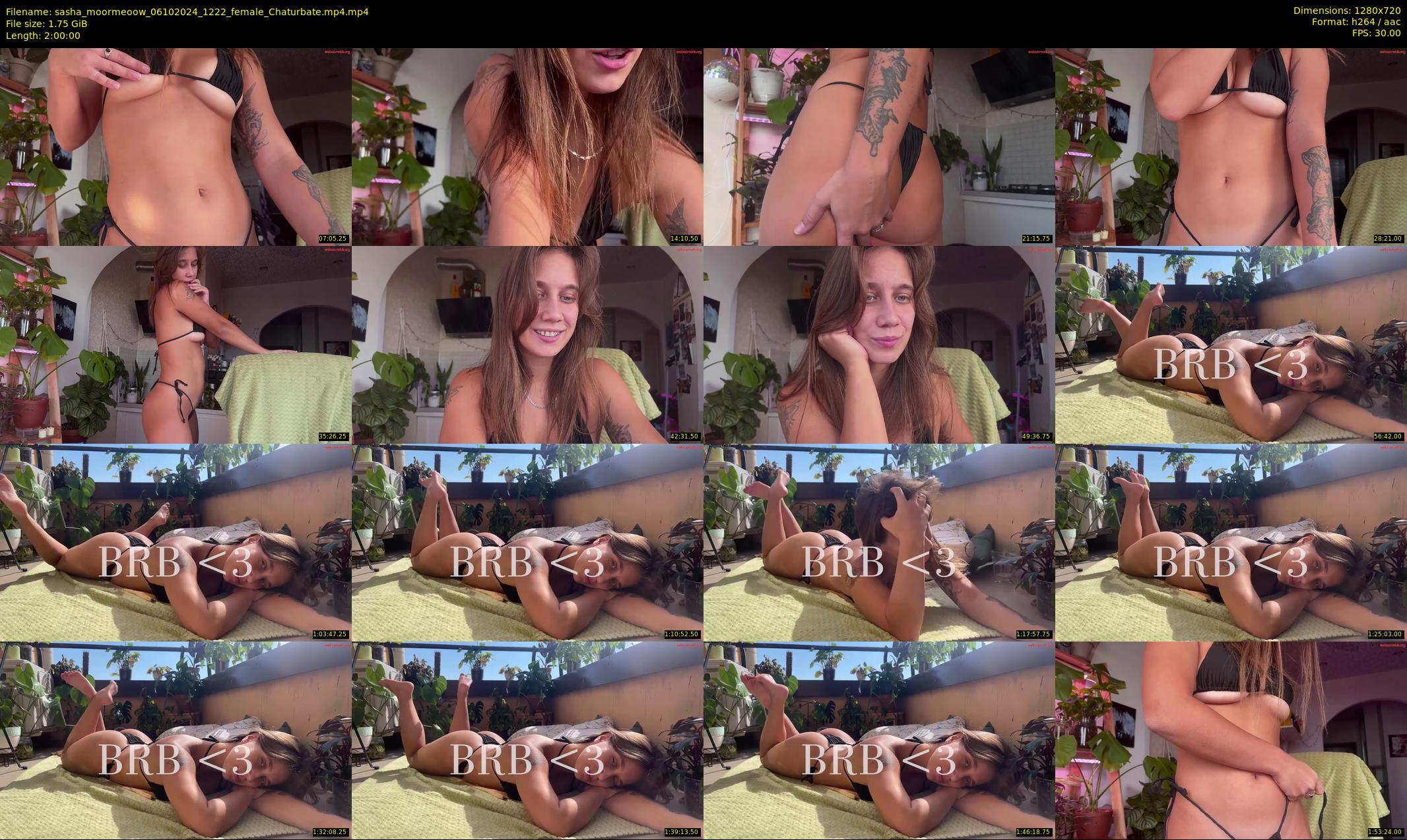 sasha_moormeoow — 120 minute Chaturbate female cam show recording, 720p, Oct 6, 2024