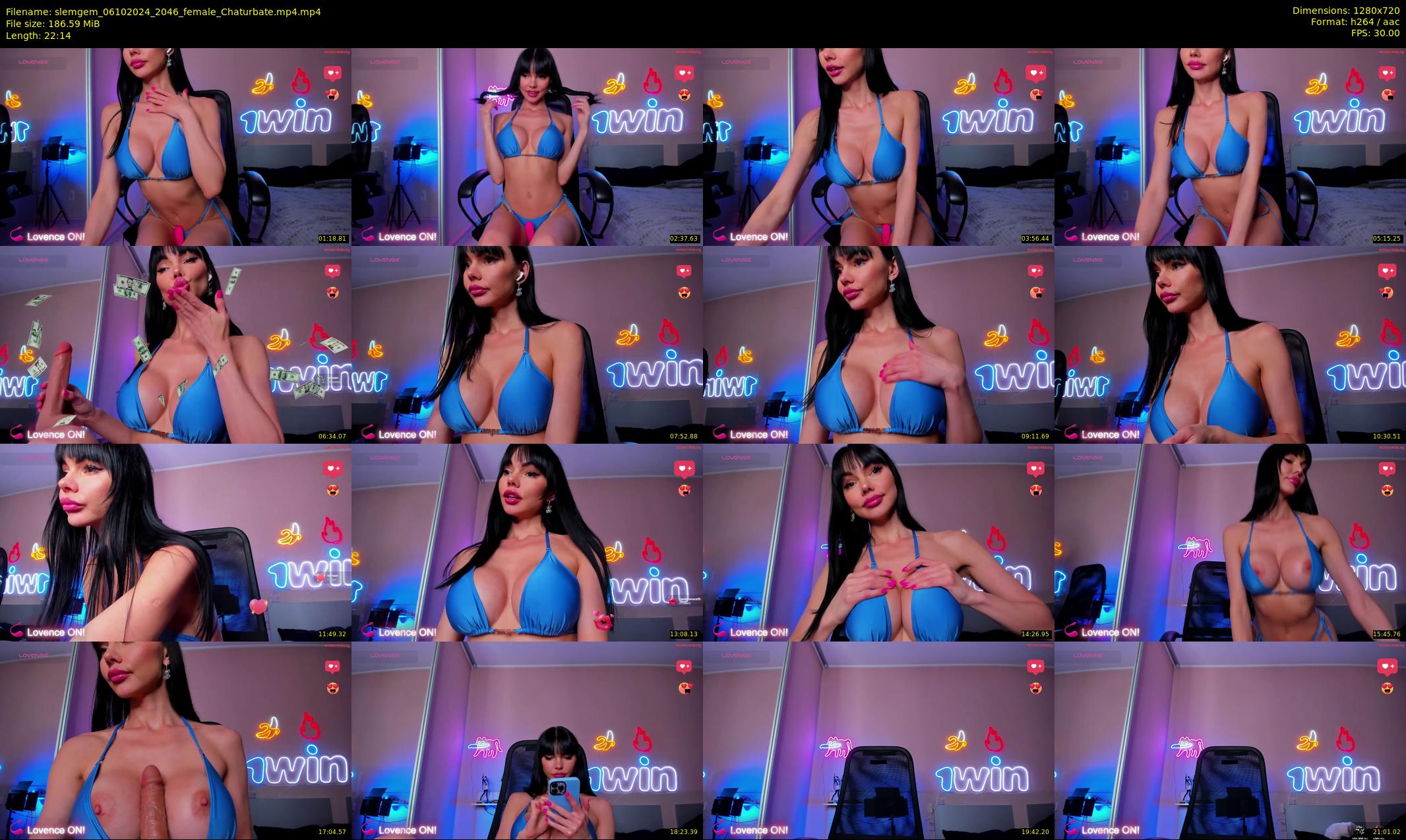 slemgem — 23 minute Chaturbate couple cam show recording, 720p, Oct 6, 2024