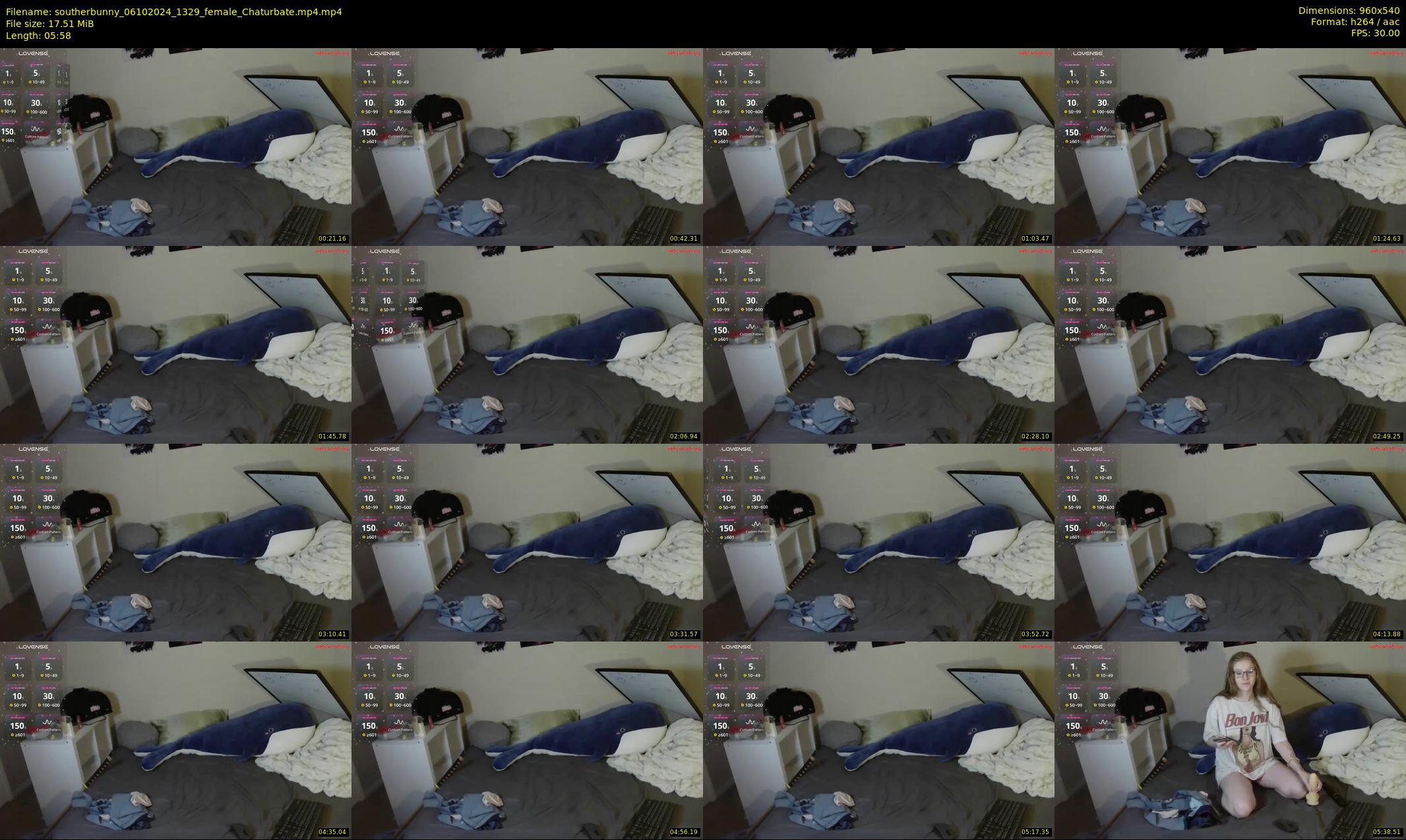southerbunny — 6 minute Chaturbate female cam show recording, 480p, Oct 6, 2024