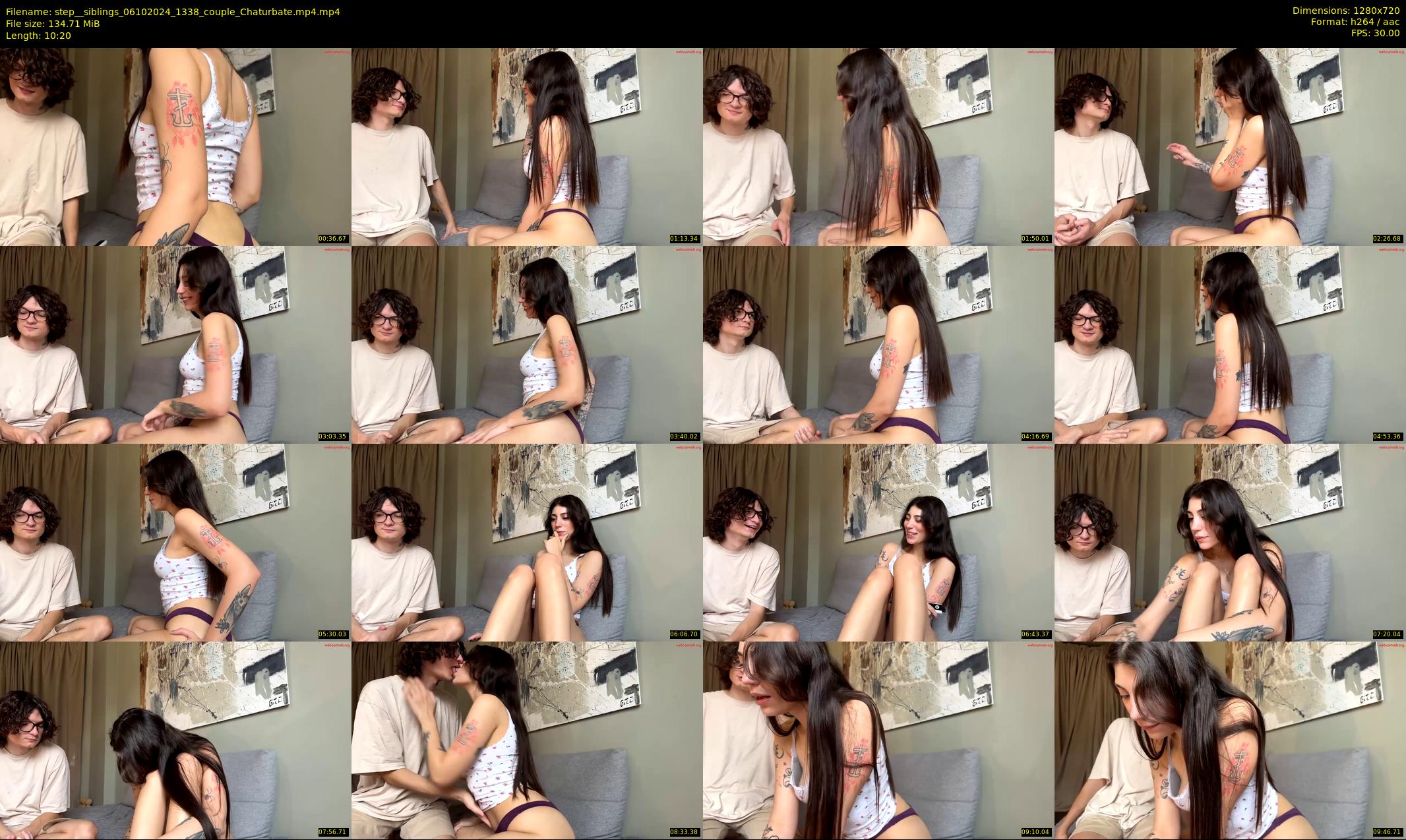 step__siblings — 11 minute Chaturbate couple cam show recording, 720p, Oct 6, 2024