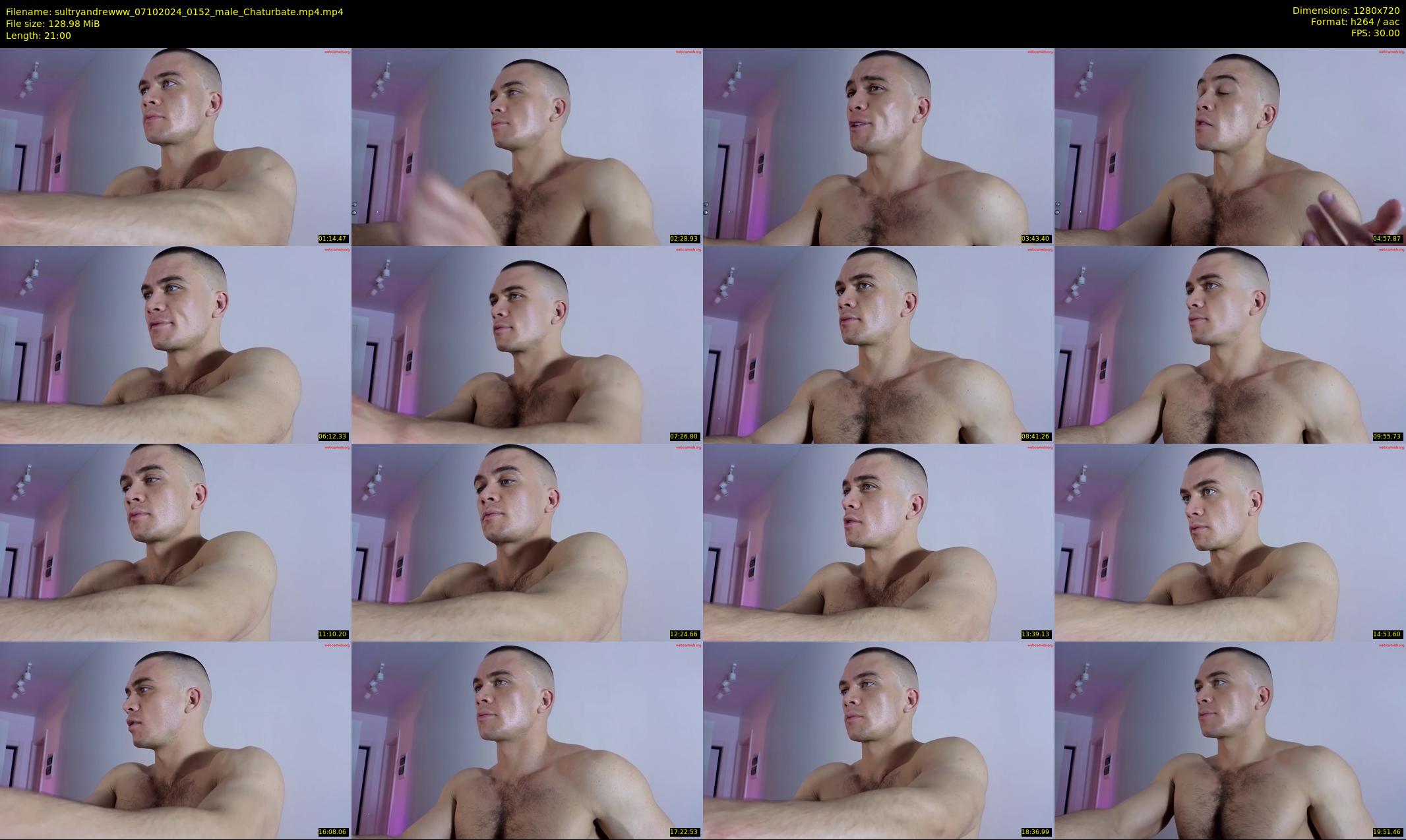 sultryandrewww — 21 minute Chaturbate male cam show recording, 720p, Oct 7, 2024