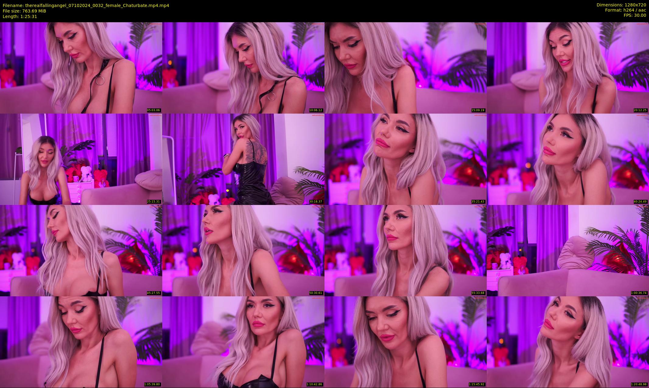 therealfallingangel — 86 minute Chaturbate female cam show recording, 720p, Oct 7, 2024