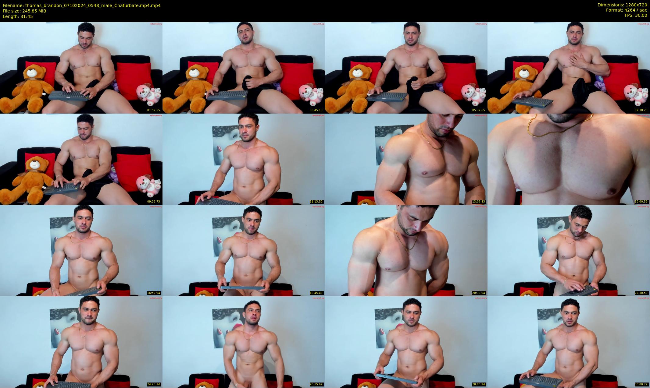 thomas_brandon — 32 minute Chaturbate male cam show recording, 720p, Oct 7, 2024