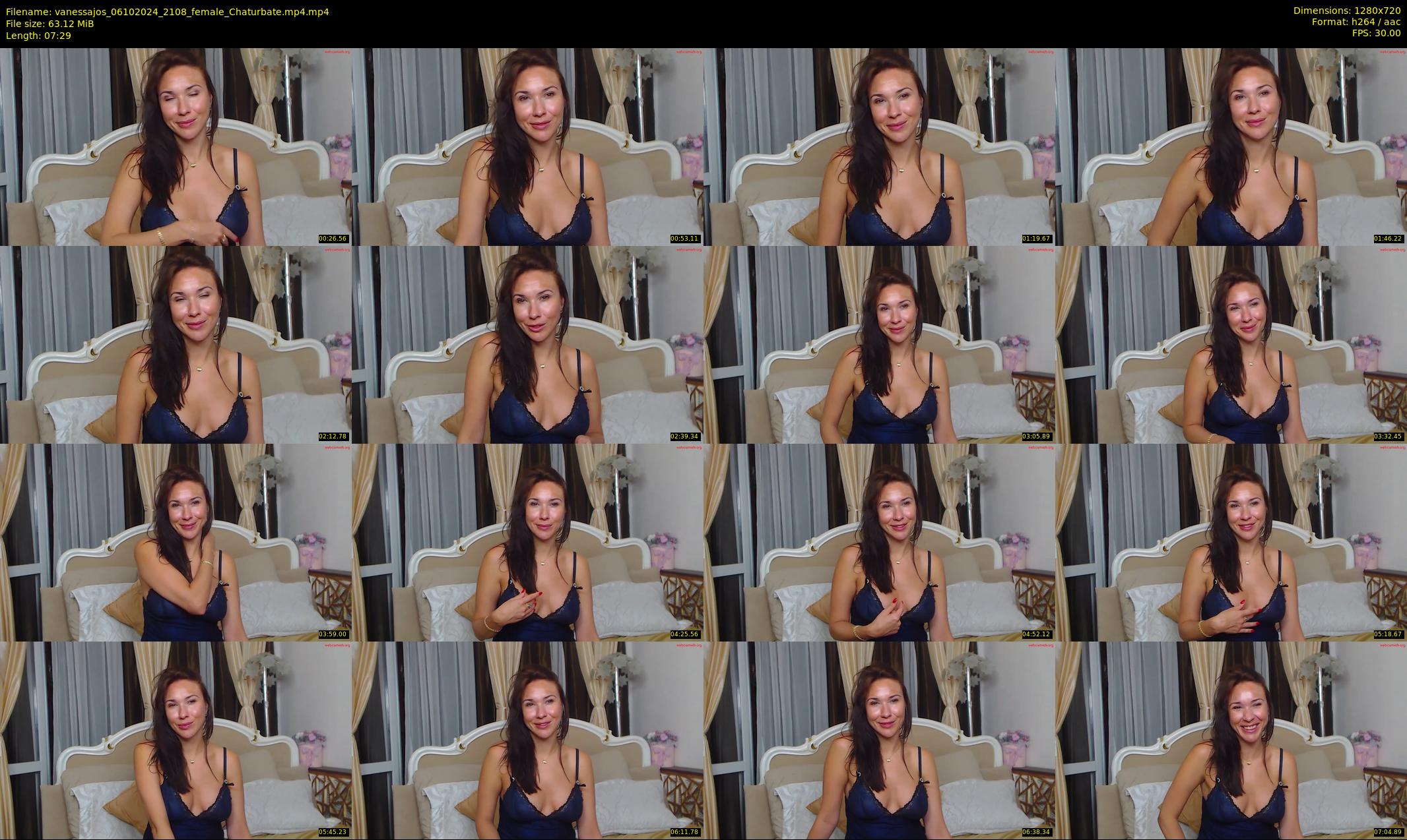 vanessajos — 8 minute Chaturbate female cam show recording, 720p, Oct 6, 2024