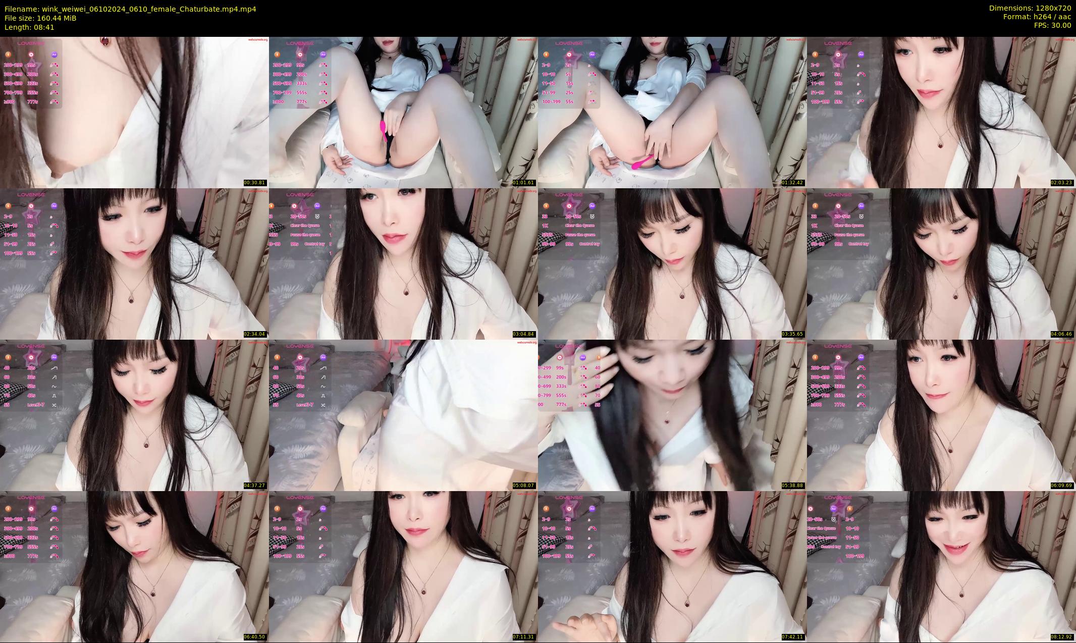 wink_weiwei — 9 minute Chaturbate female cam show recording, 720p, Oct 6, 2024