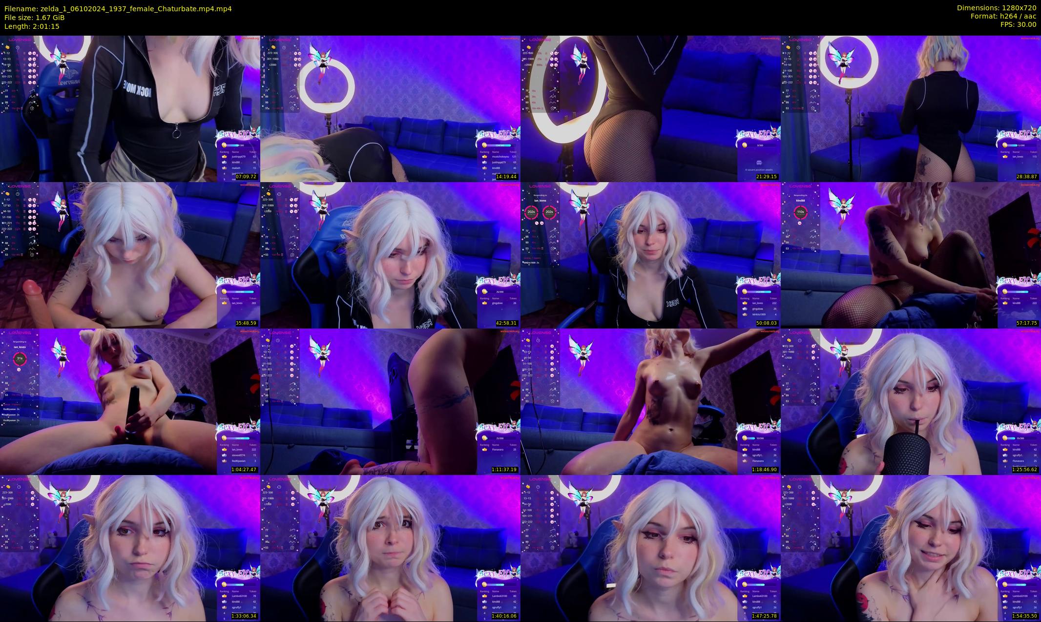 zelda_1 — 122 minute Chaturbate female cam show recording, 720p, Oct 6, 2024