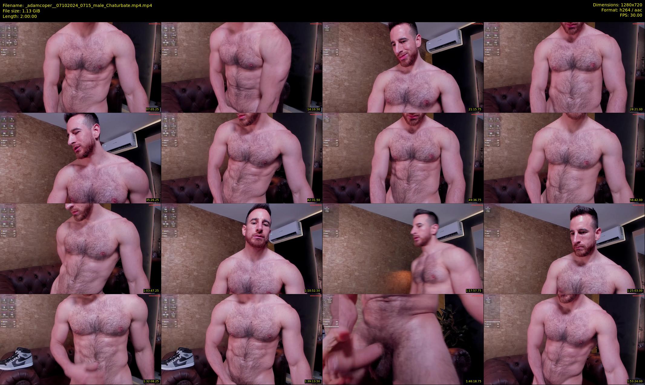 _adamcoper_ — 120 minute Chaturbate male cam show recording, 720p, Oct 7, 2024
