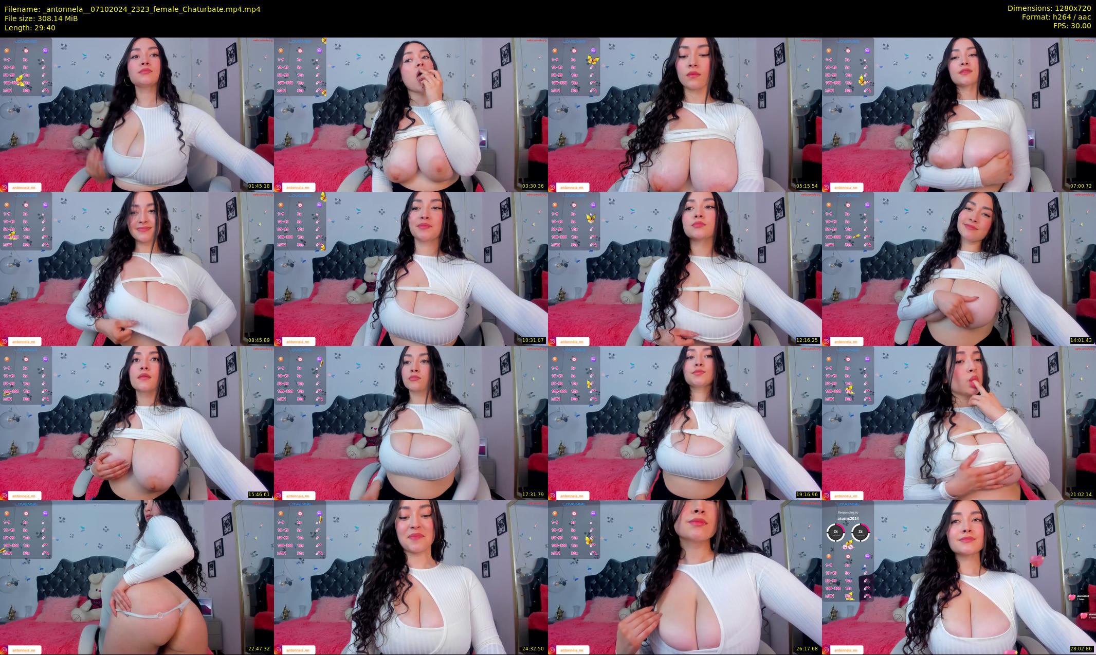 _antonnela_ — 30 minute Chaturbate female cam show recording, 720p, Oct 7, 2024