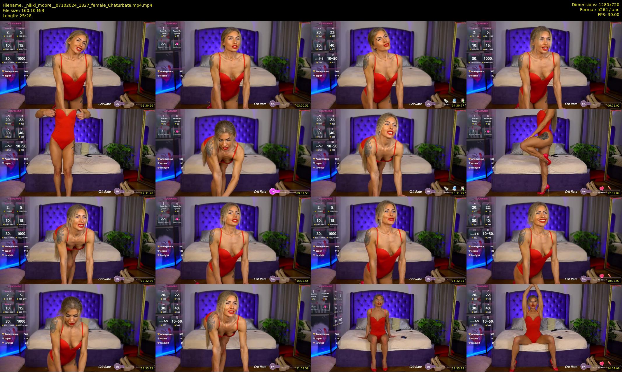 _nikki_moore_ — 26 minute Chaturbate female cam show recording, 720p, Oct 7, 2024