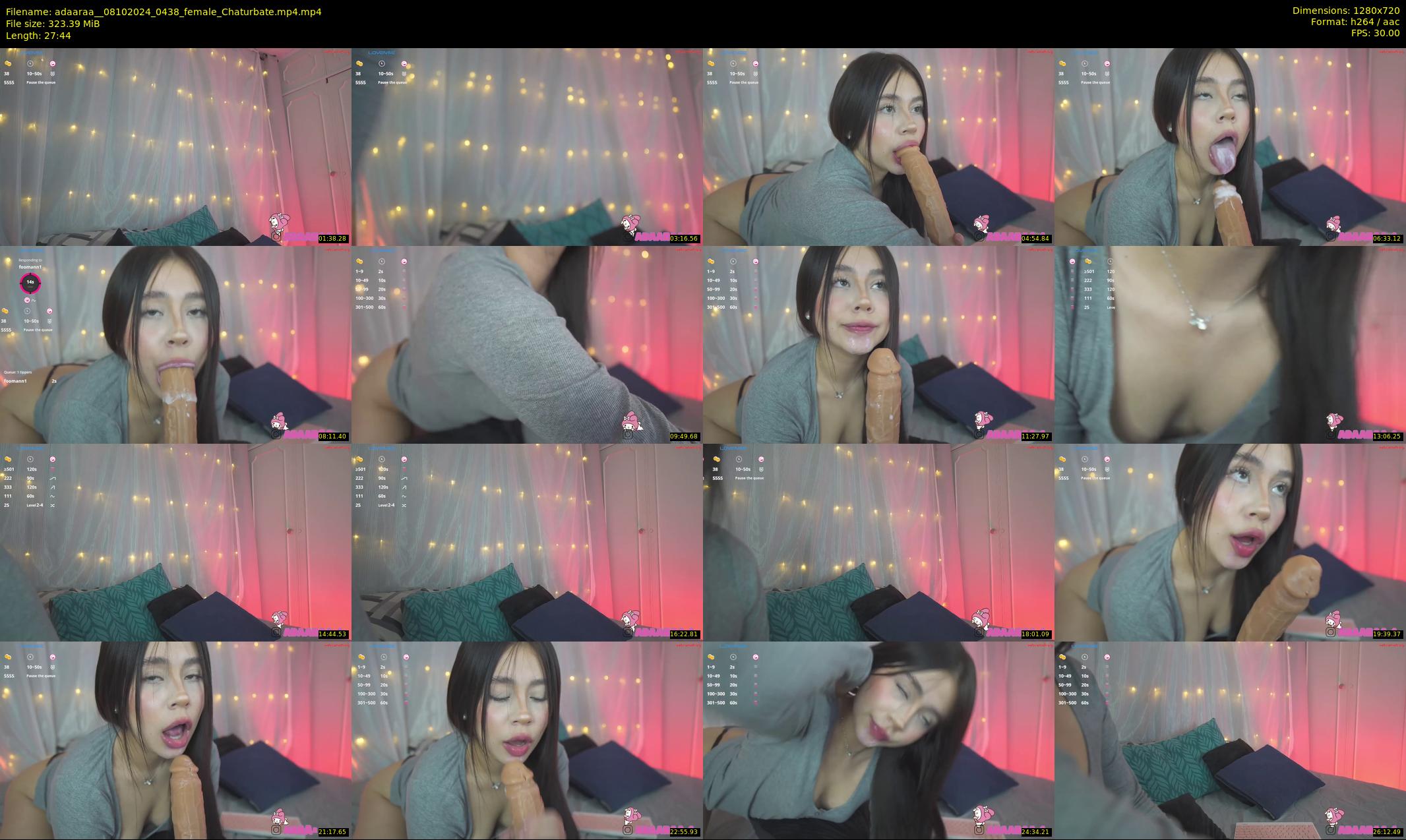 adaaraa_ — 28 minute Chaturbate female cam show recording, 720p, Oct 8, 2024