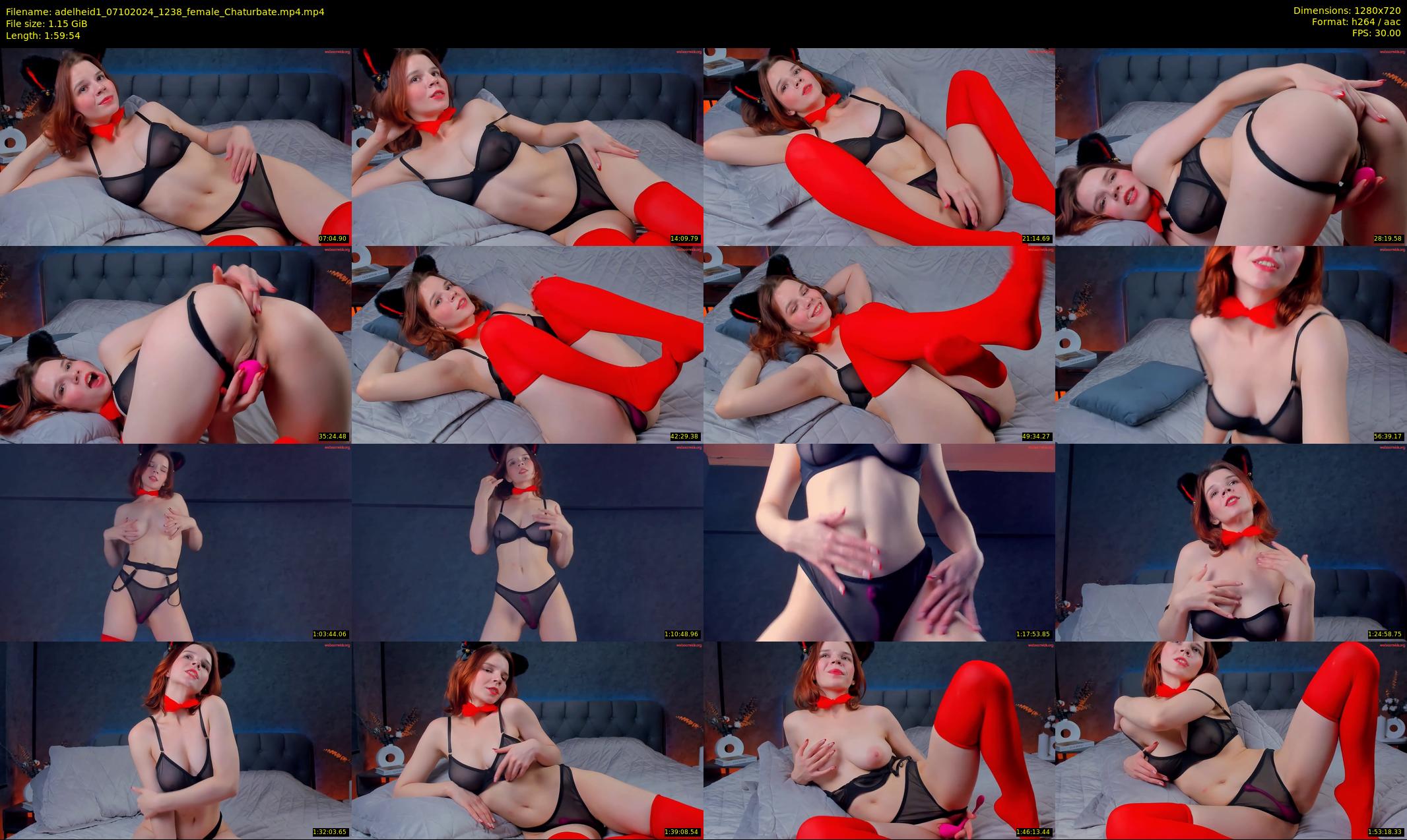 adelheid1 — 120 minute Chaturbate female cam show recording, 720p, Oct 7, 2024