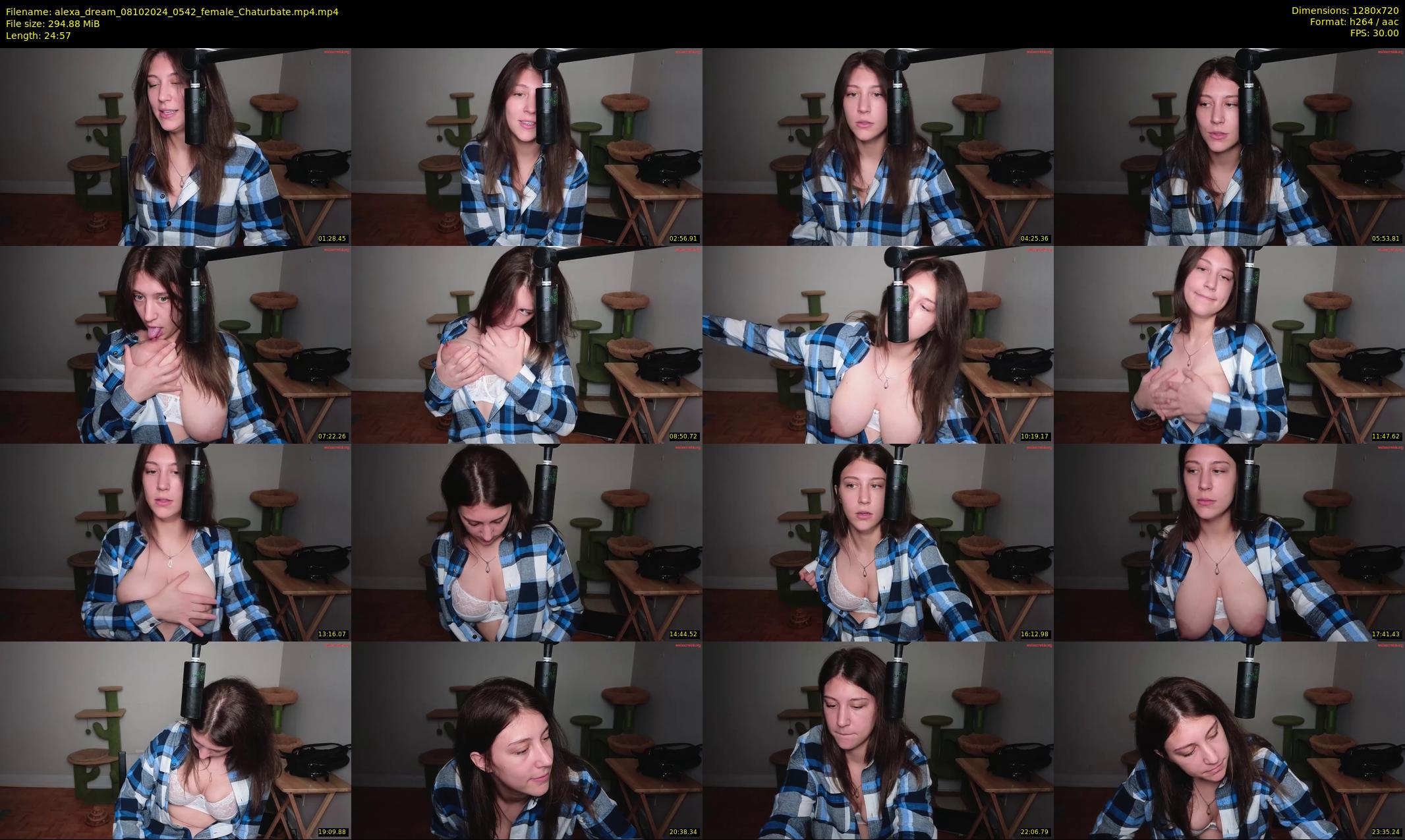 alexa_dream — 25 minute Chaturbate female cam show recording, 720p, Oct 8, 2024