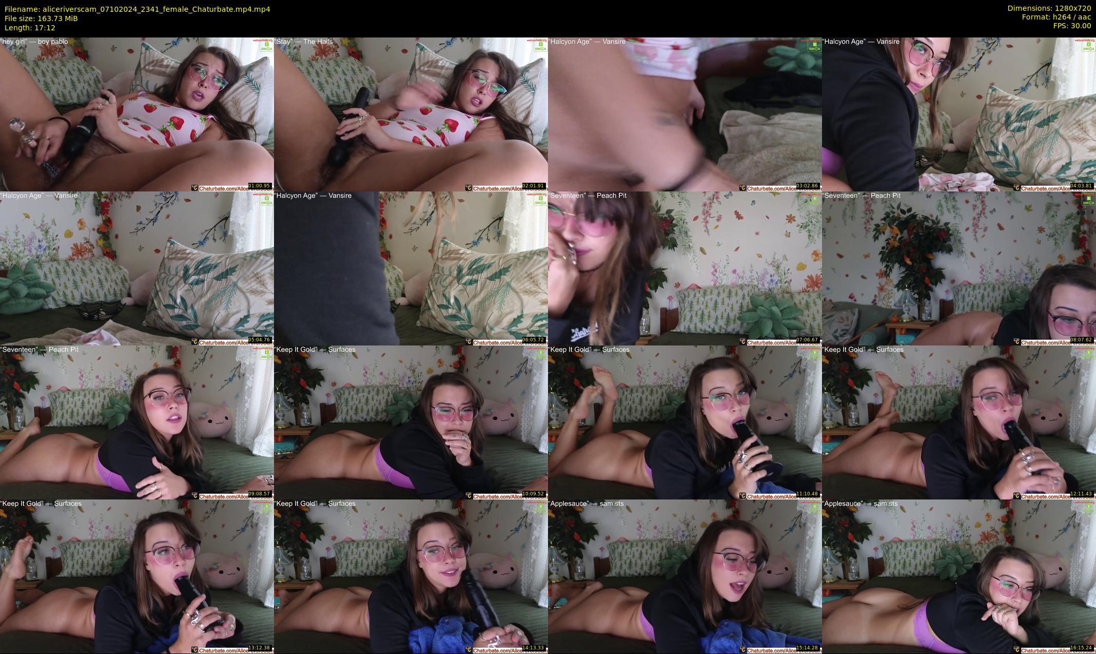 aliceriverscam — 18 minute Chaturbate female cam show recording, 720p, Oct 7, 2024