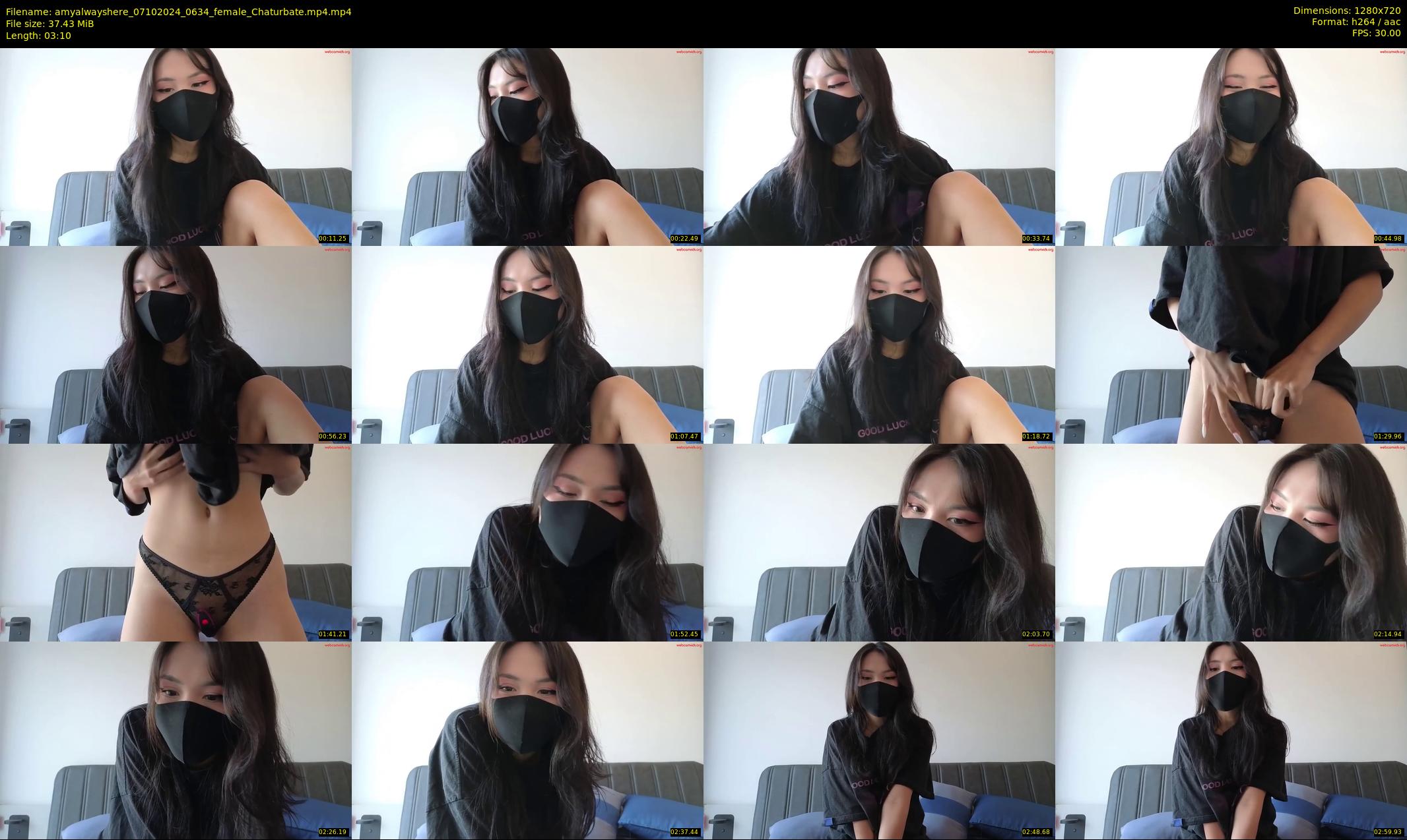 amyalwayshere — 4 minute Chaturbate female cam show recording, 720p, Oct 7, 2024