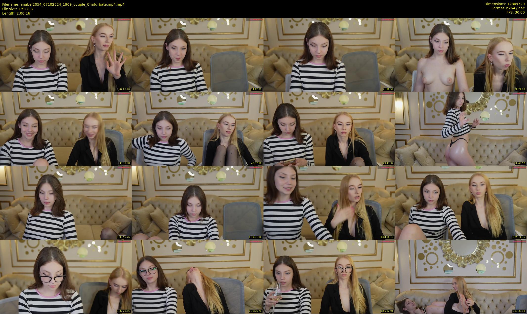 anabel2054 — 121 minute Chaturbate female cam show recording, 720p, Oct 7, 2024