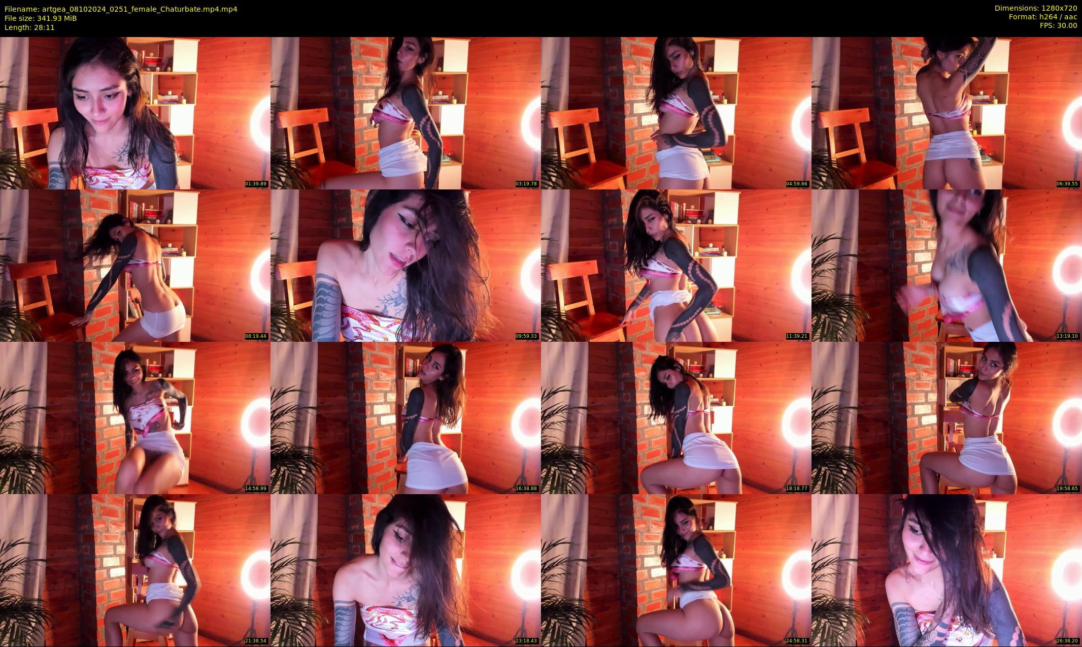 artgea — 29 minute Chaturbate female cam show recording, 720p, Oct 8, 2024