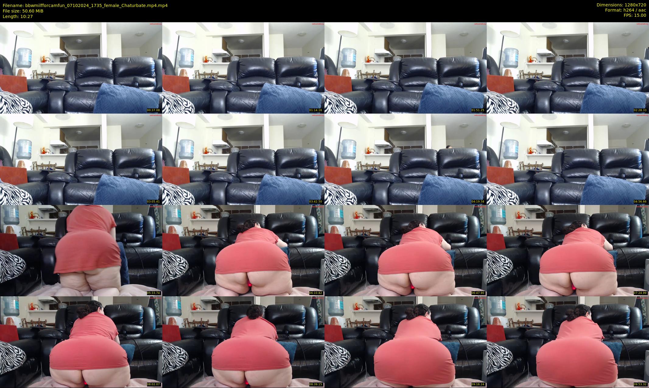 bbwmilfforcamfun — 11 minute Chaturbate female cam show recording, 720p, Oct 7, 2024