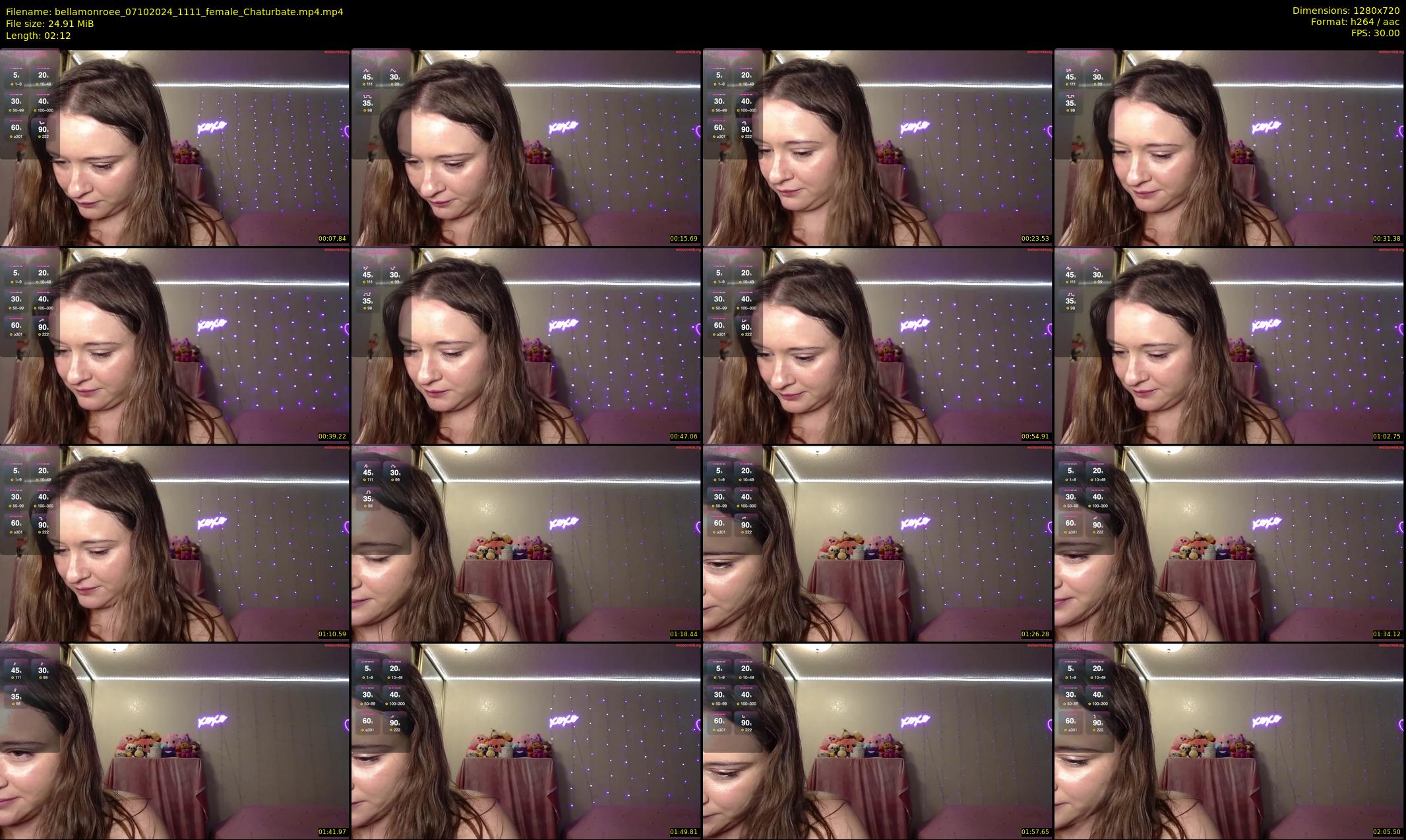 bellamonroee — 3 minute Chaturbate female cam show recording, 720p, Oct 7, 2024