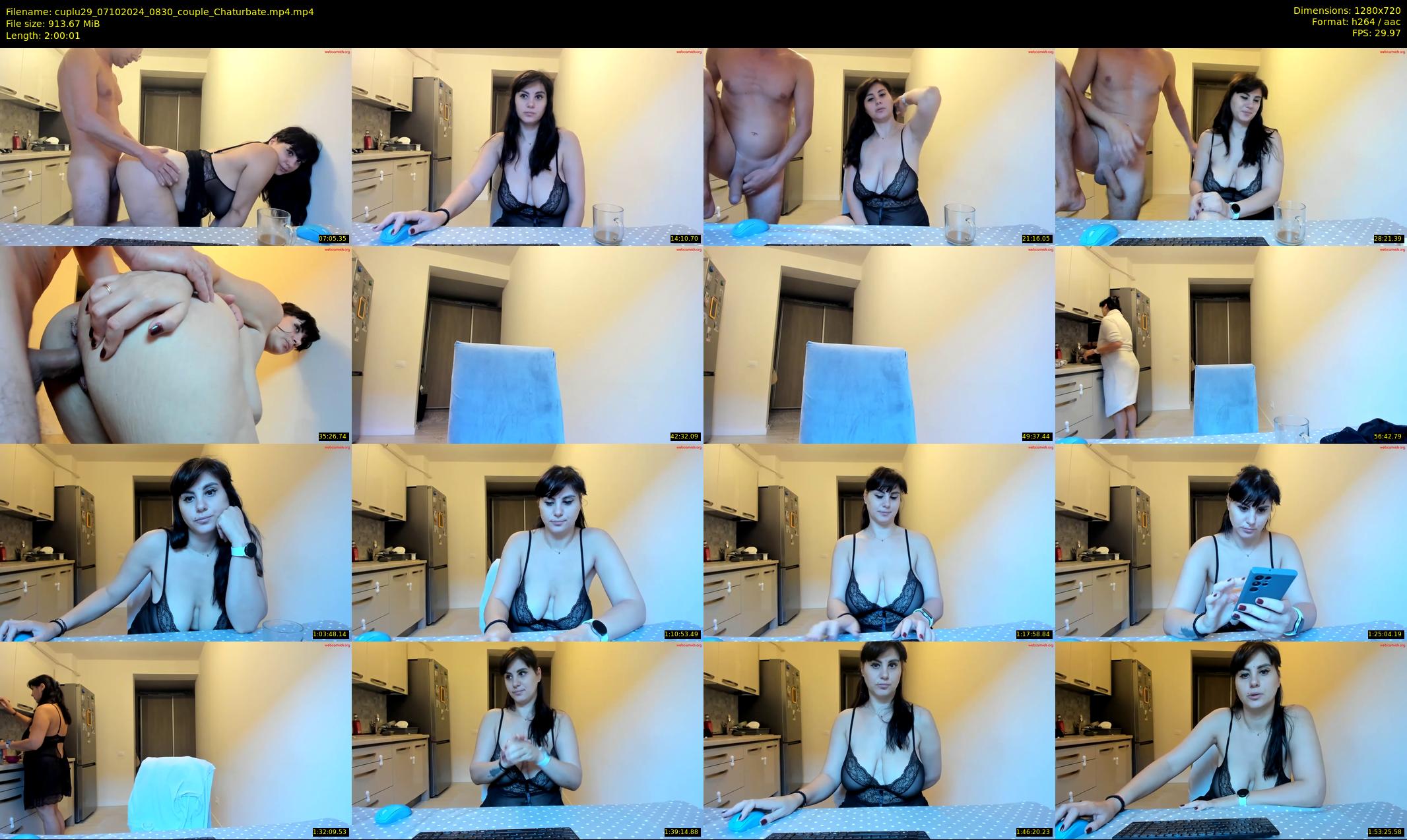 cuplu29 — 121 minute Chaturbate couple cam show recording, 720p, Oct 7, 2024