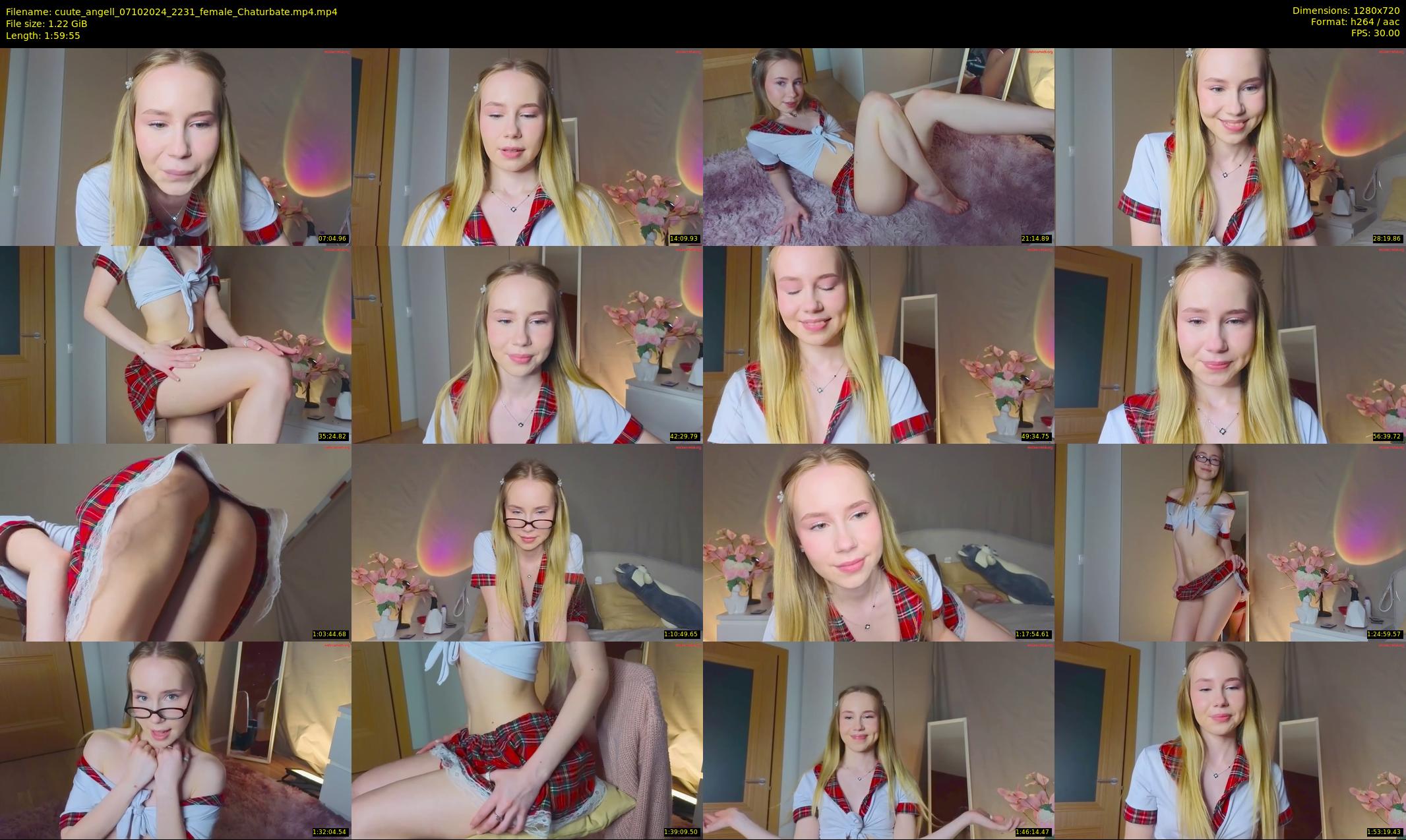 cuute_angell — 120 minute Chaturbate female cam show recording, 720p, Oct 7, 2024