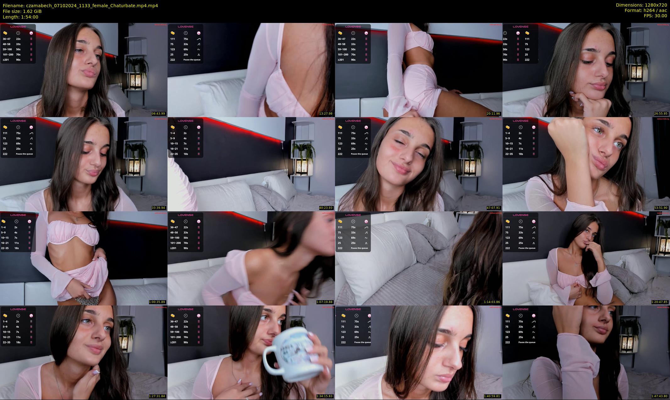 czamabech — 114 minute Chaturbate female cam show recording, 720p, Oct 7, 2024