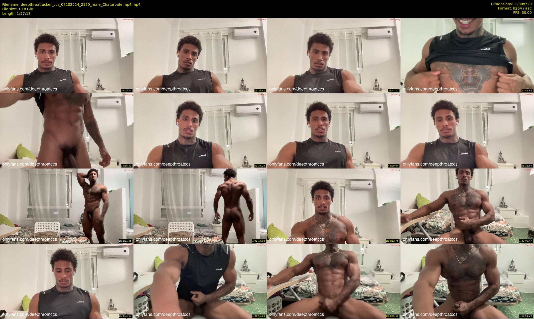 deepthroatfucker_ccs — 118 minute Chaturbate male cam show recording, 720p, Oct 7, 2024
