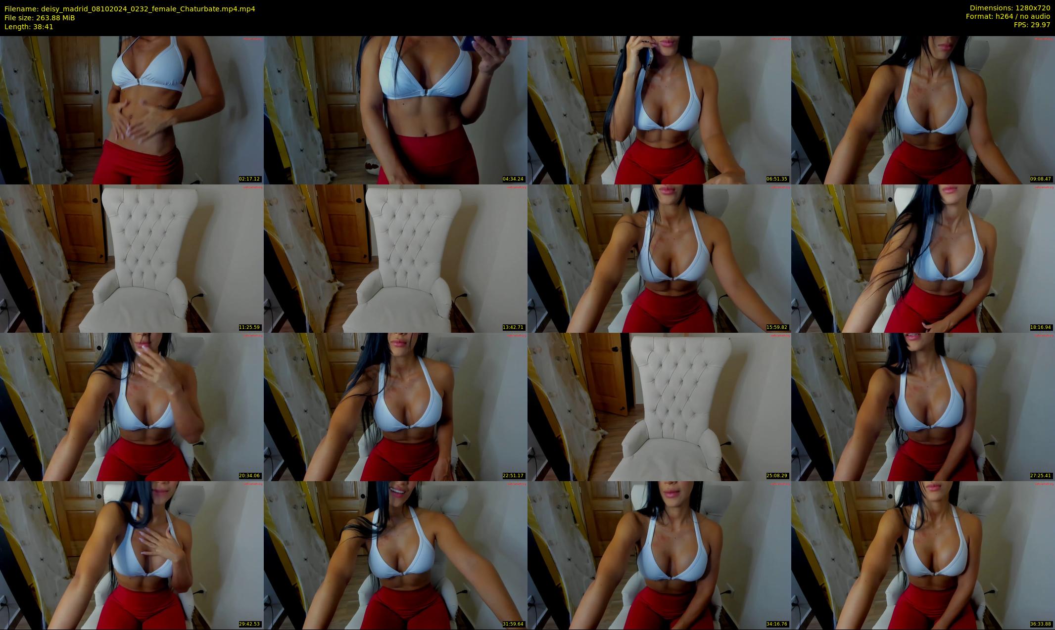 deisy_madrid — 39 minute Chaturbate female cam show recording, 720p, Oct 8, 2024