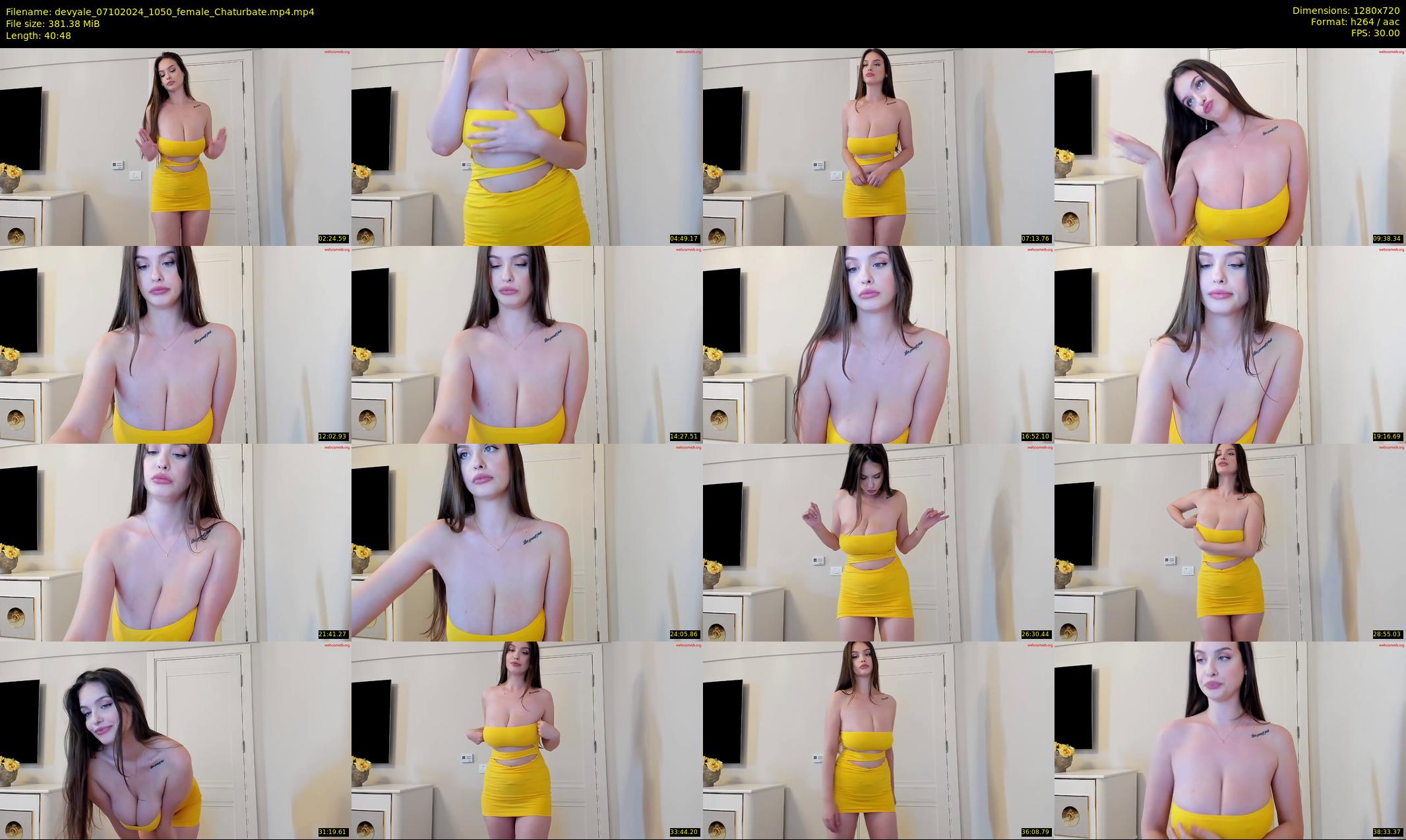 devyale — 41 minute Chaturbate female cam show recording, 720p, Oct 7, 2024