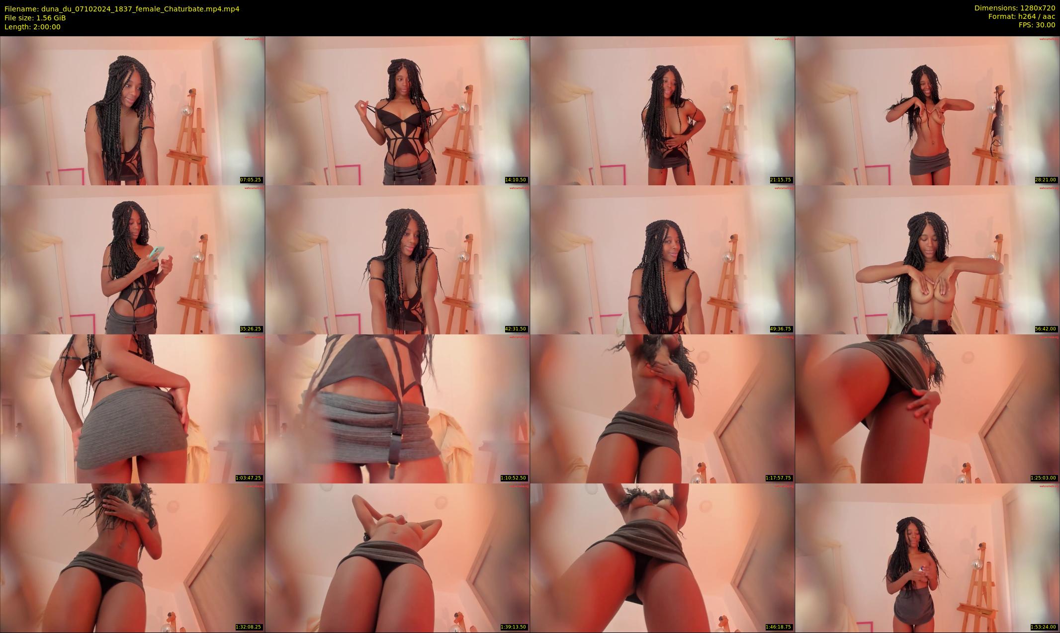 duna_du — 120 minute Chaturbate female cam show recording, 720p, Oct 7, 2024