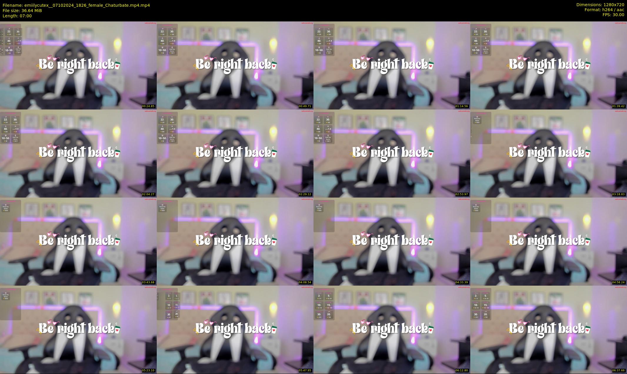 emiilycutex_ — 7 minute Chaturbate female cam show recording, 720p, Oct 7, 2024