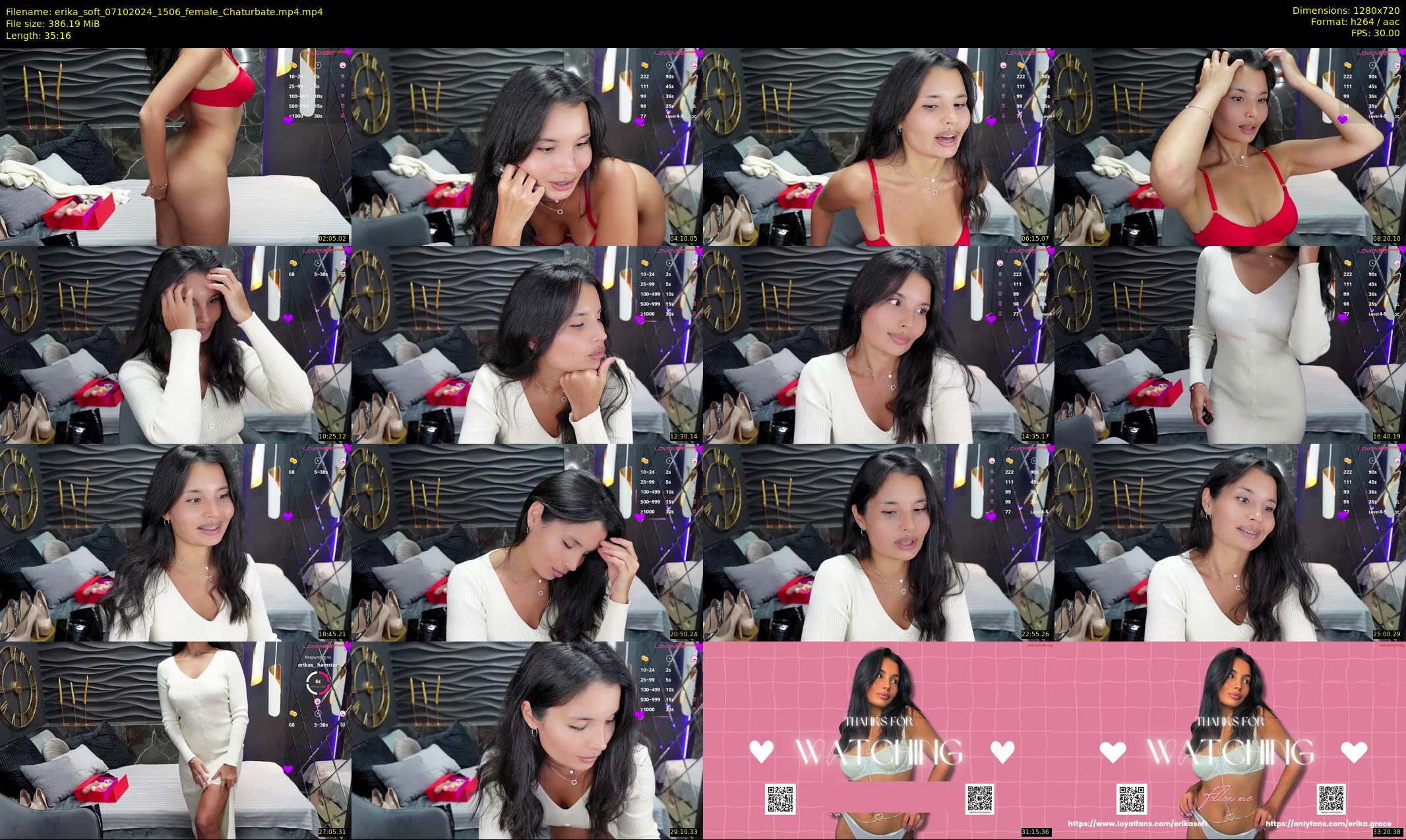 erika_soft — 36 minute Chaturbate female cam show recording, 720p, Oct 7, 2024