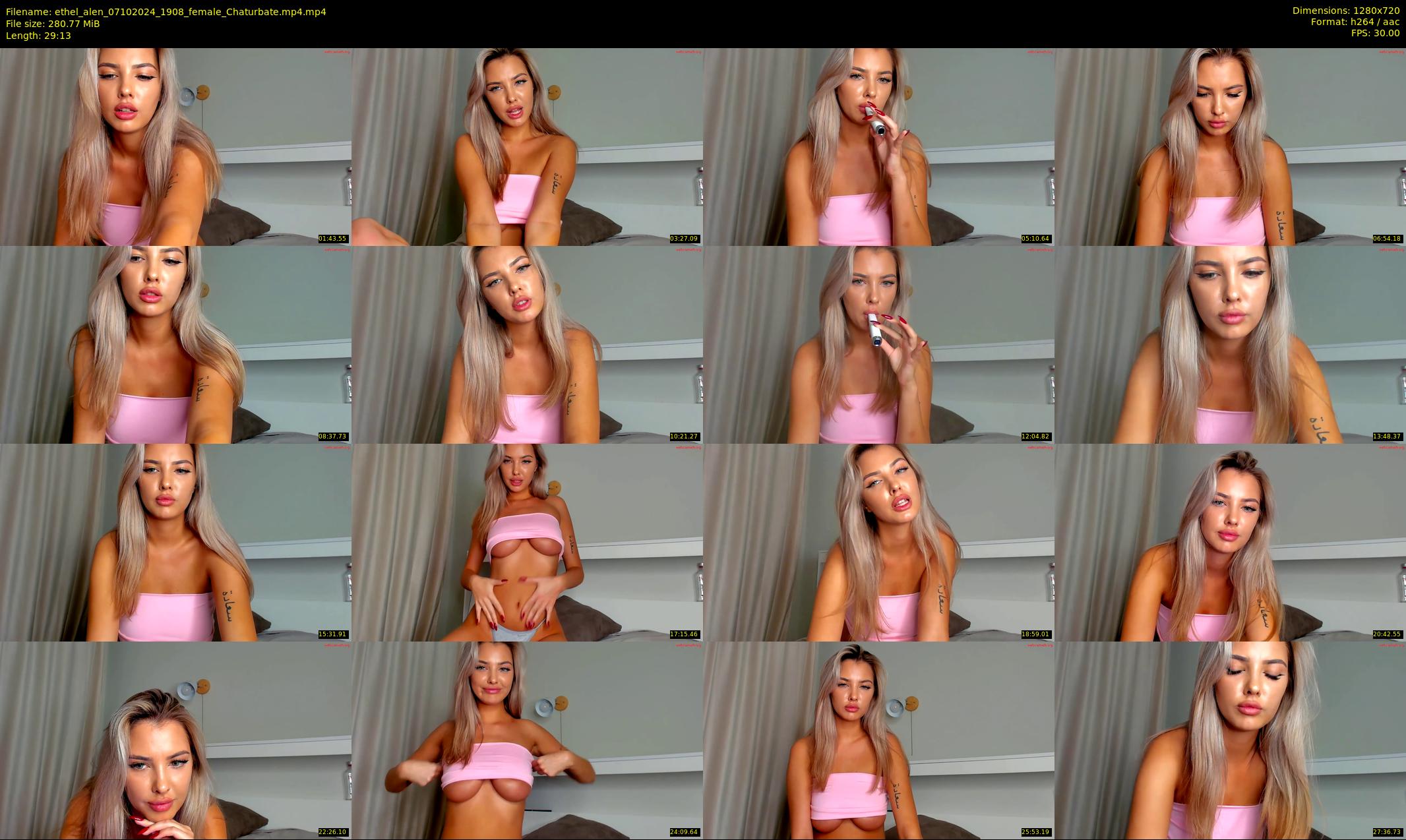 ethel_alen — 30 minute Chaturbate female cam show recording, 720p, Oct 7, 2024