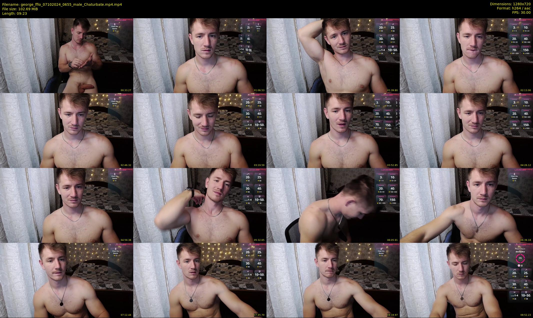 george_fflo — 10 minute Chaturbate male cam show recording, 720p, Oct 7, 2024