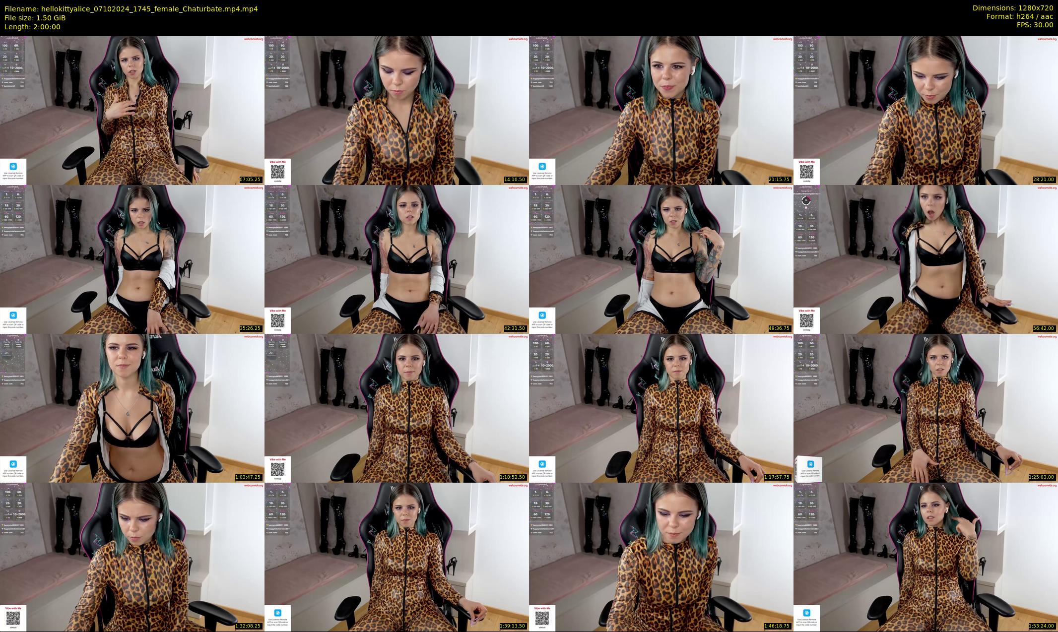hellokittyalice — 120 minute Chaturbate female cam show recording, 720p, Oct 7, 2024
