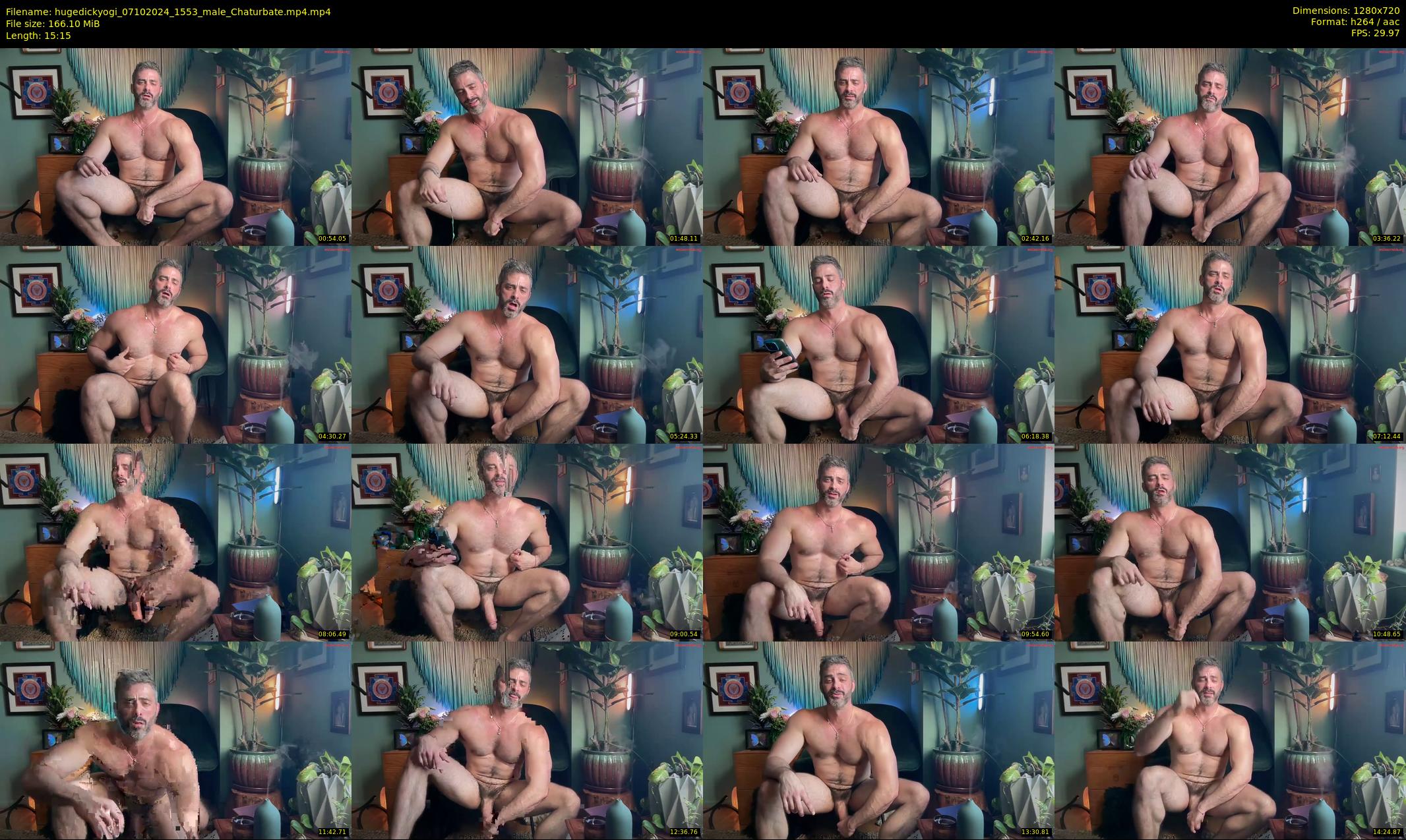 hugedickyogi — 16 minute Chaturbate male cam show recording, 720p, Oct 7, 2024