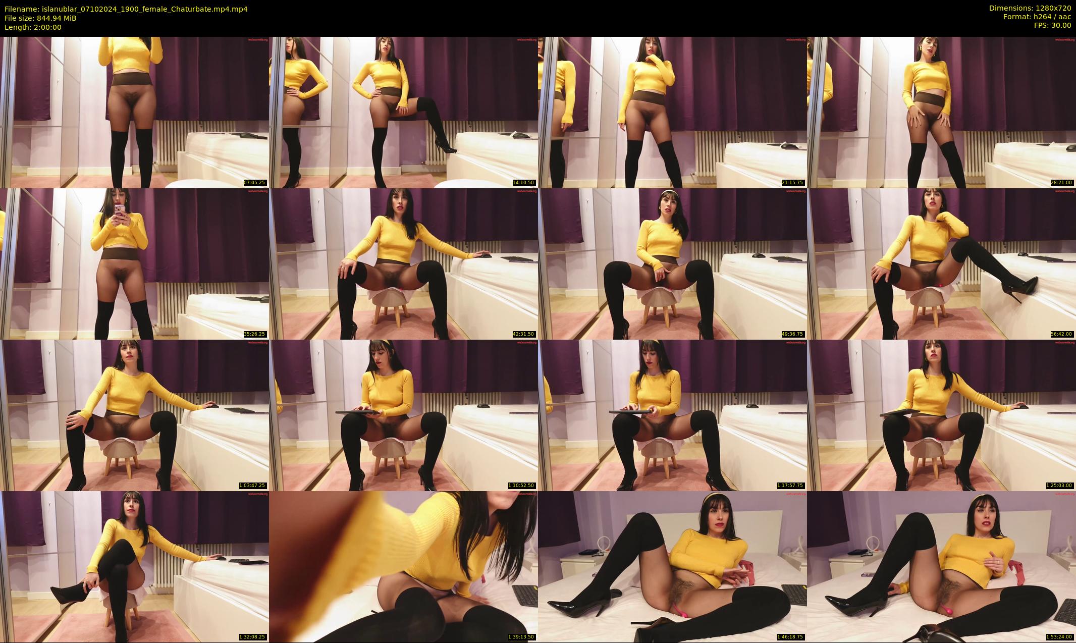 islanublar — 120 minute Chaturbate female cam show recording, 720p, Oct 7, 2024