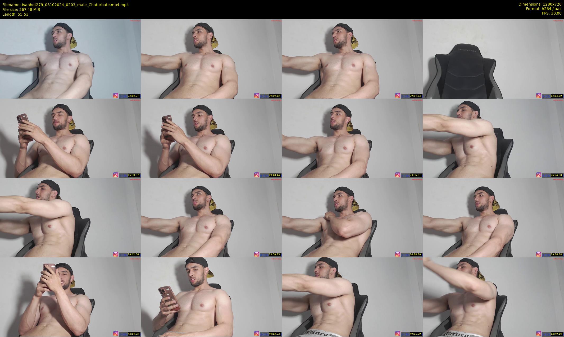 ivanhot279 — 56 minute Chaturbate male cam show recording, 720p, Oct 8, 2024