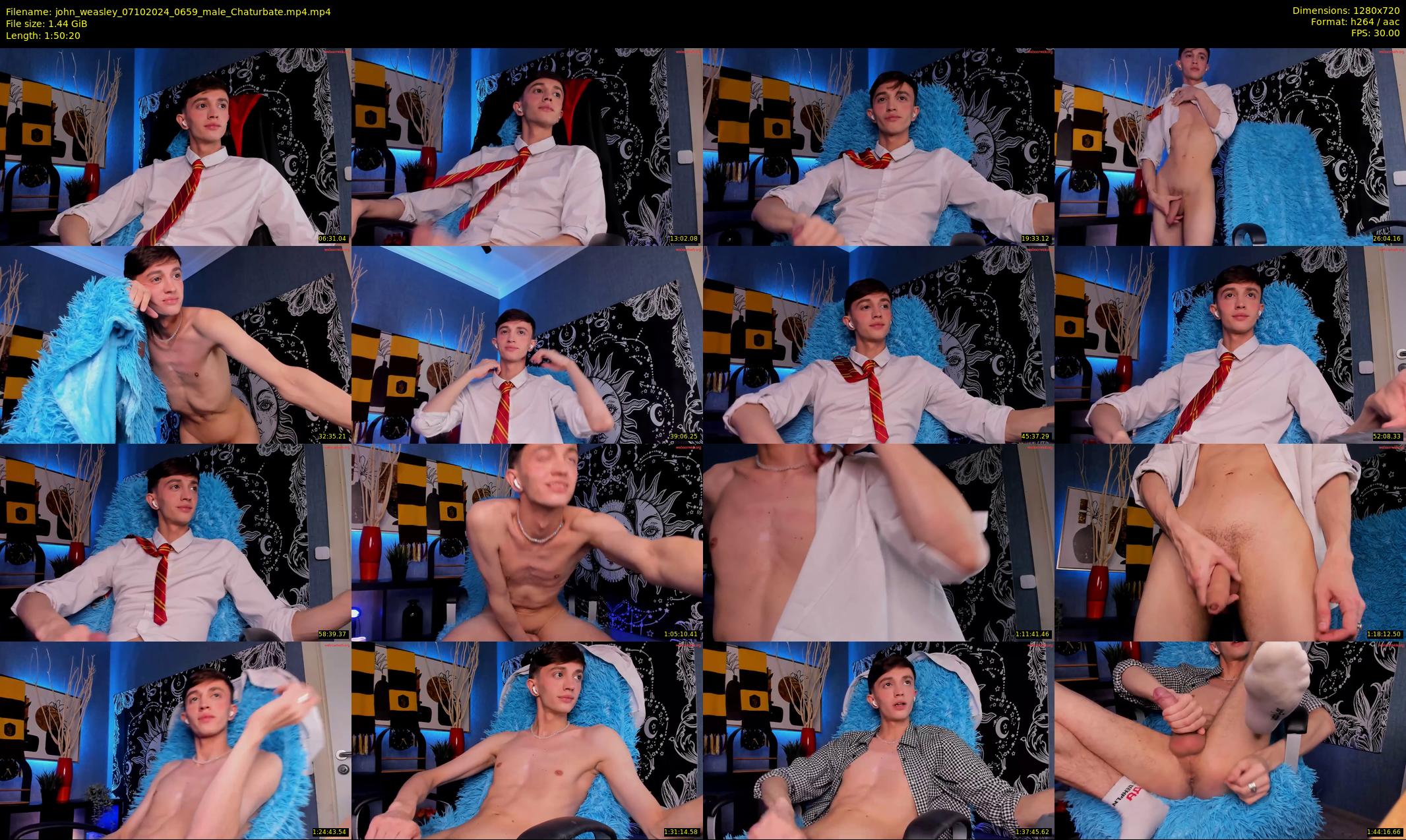 john_weasley — 111 minute Chaturbate male cam show recording, 720p, Oct 7, 2024