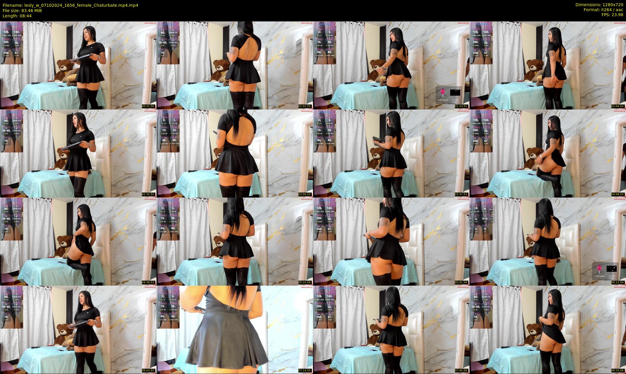 lesly_w — 9 minute Chaturbate female cam show recording, 720p, Oct 7, 2024