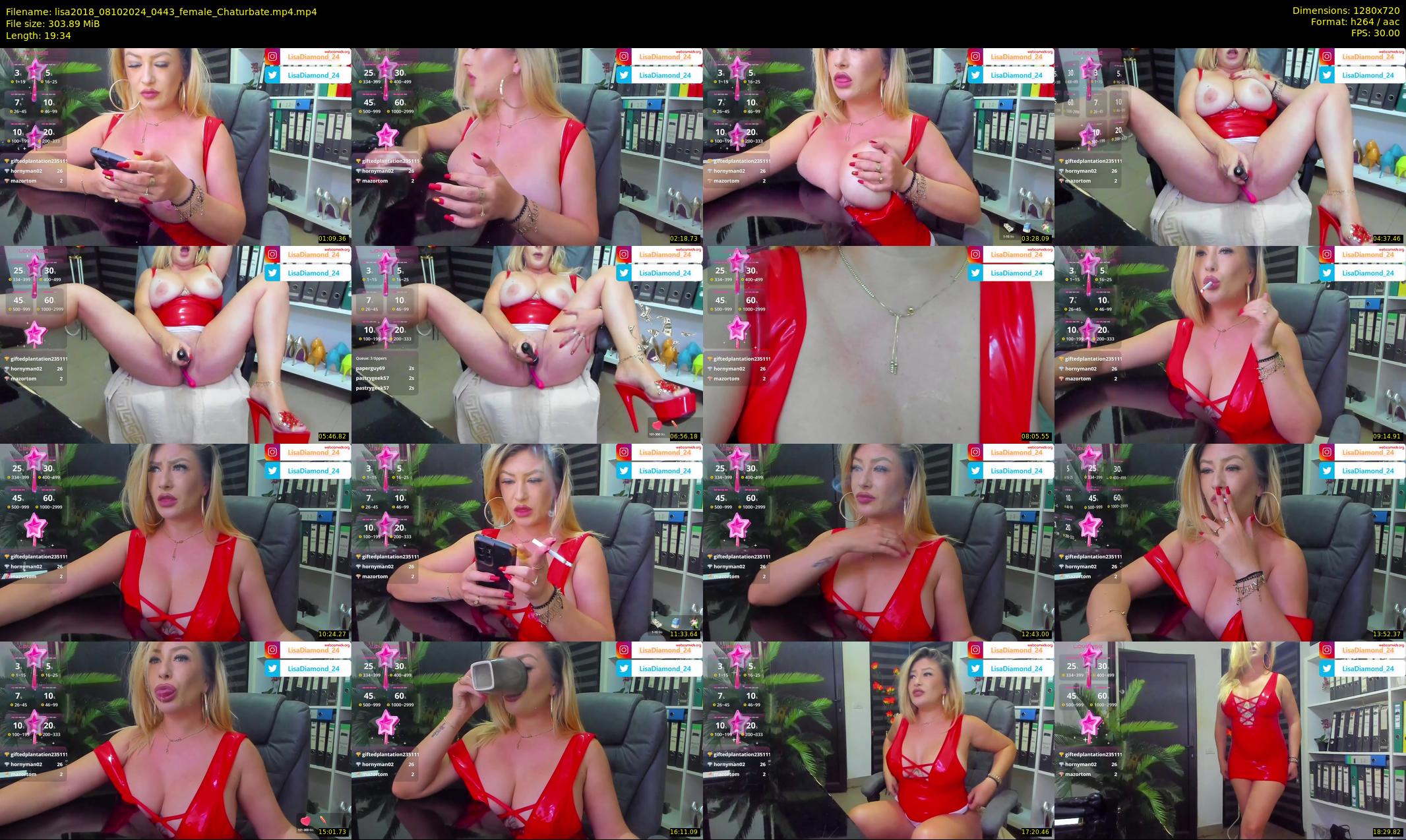 lisa2018 — 20 minute Chaturbate female cam show recording, 720p, Oct 8, 2024