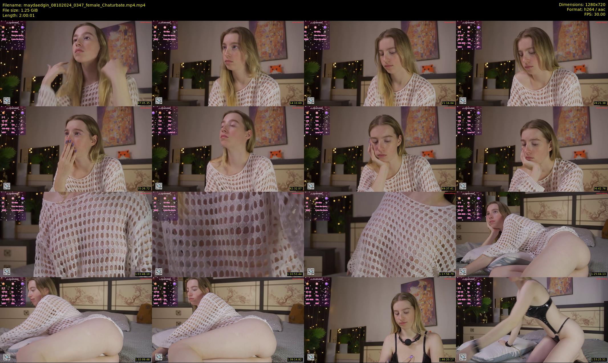 maydaedgin — 121 minute Chaturbate female cam show recording, 720p, Oct 8, 2024