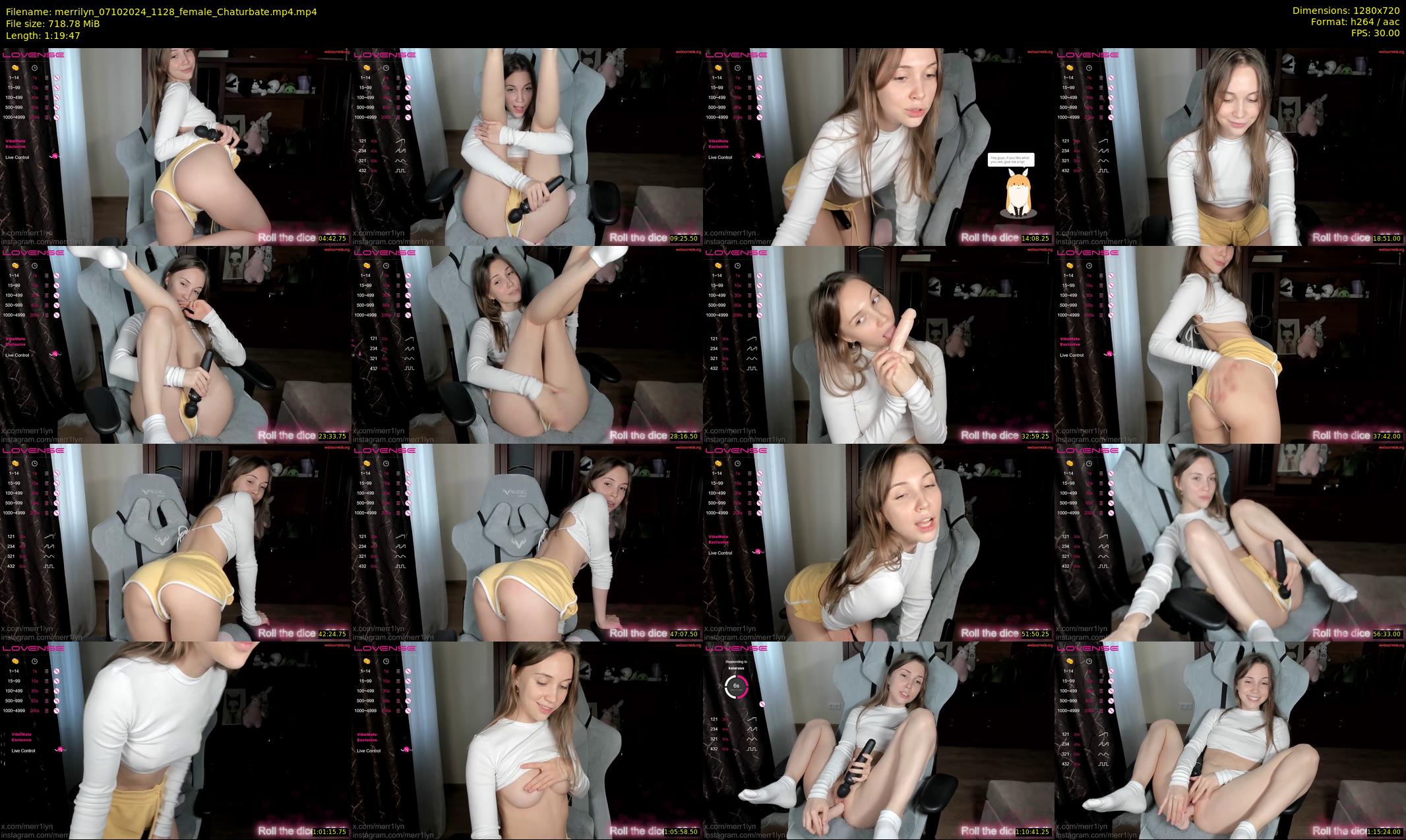 merrilyn — 80 minute Chaturbate female cam show recording, 720p, Oct 7, 2024