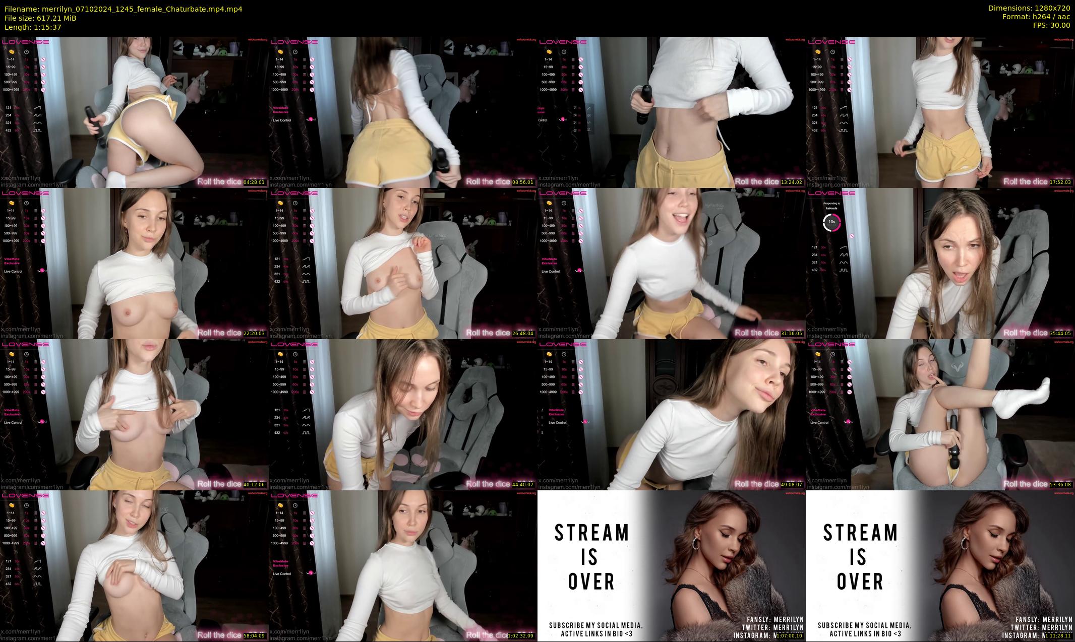 merrilyn — 76 minute Chaturbate female cam show recording, 720p, Oct 7, 2024