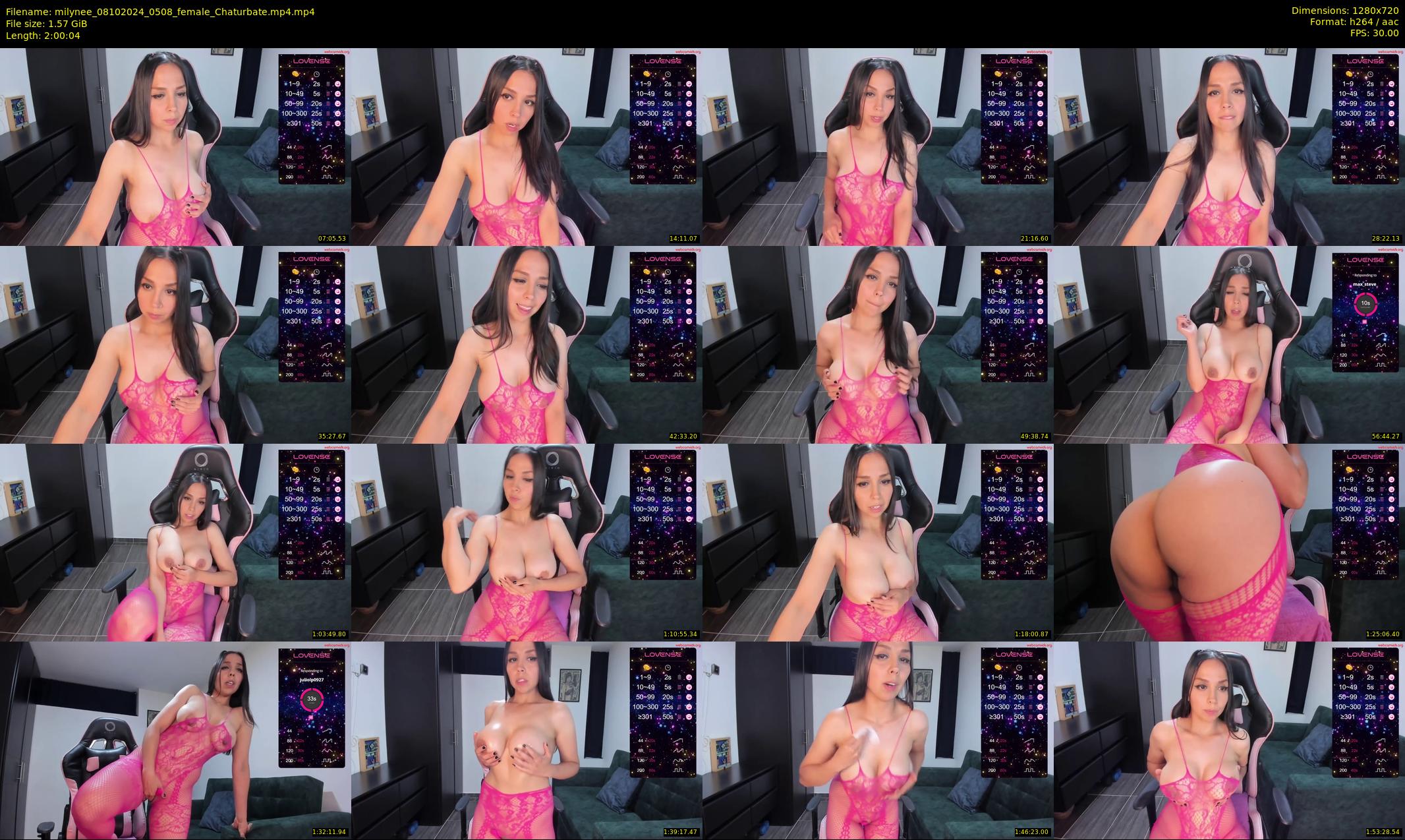 milynee — 121 minute Chaturbate female cam show recording, 720p, Oct 8, 2024