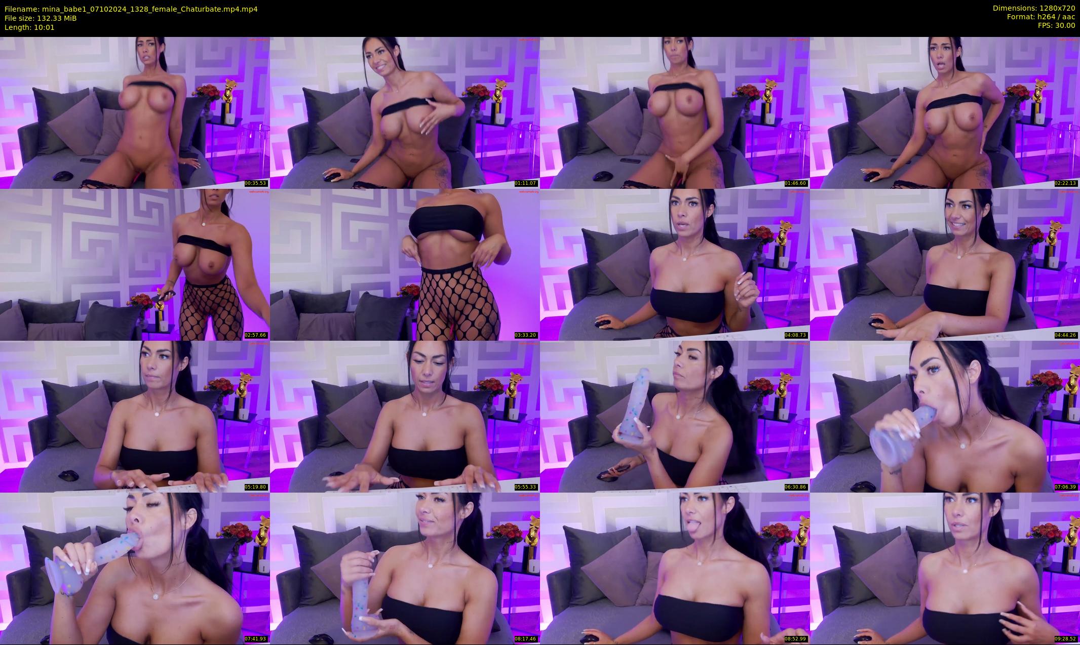 mina_babe1 — 11 minute Chaturbate female cam show recording, 720p, Oct 7, 2024